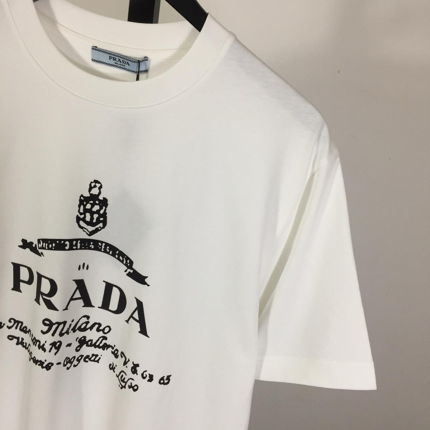 Prada Cotton T-Shirt - PerfectKickZ