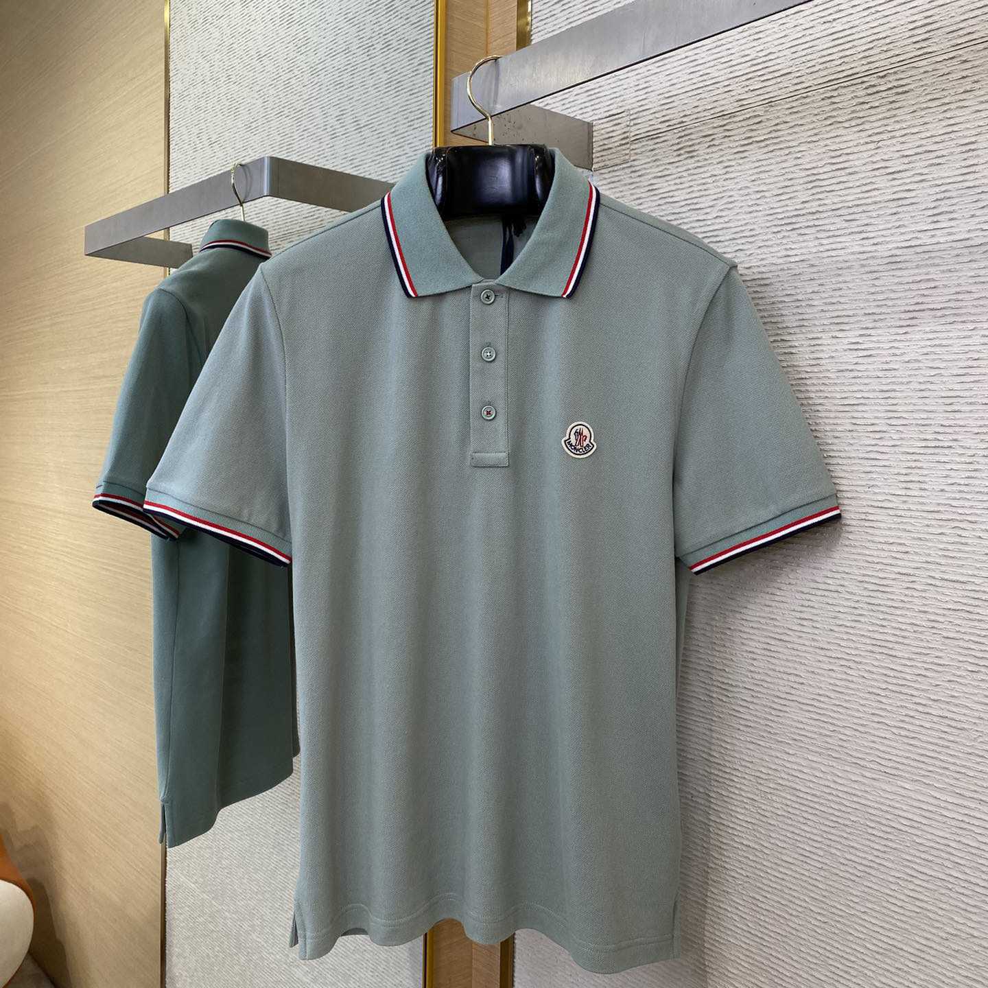 Moncler Logo Cotton Polo Shirt - PerfectKickZ