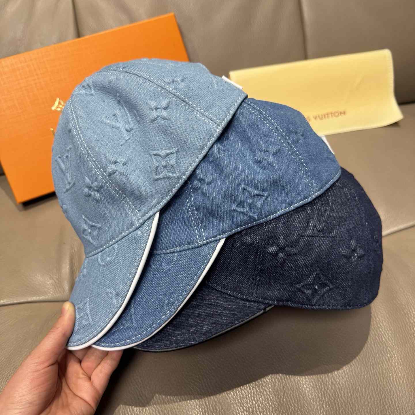 Louis Vuitton Monogram Denim Cap - PerfectKickZ