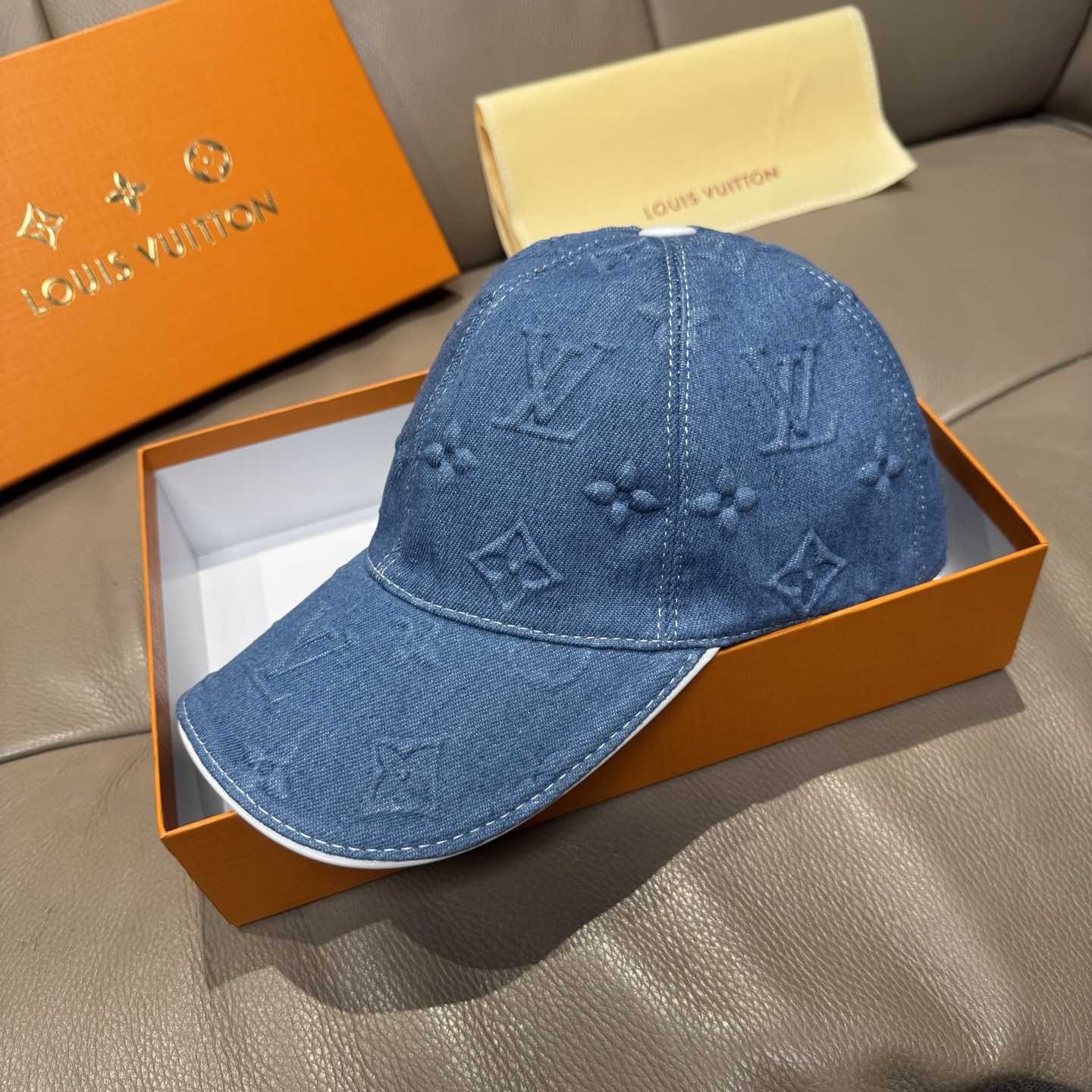 Louis Vuitton Monogram Denim Cap - PerfectKickZ