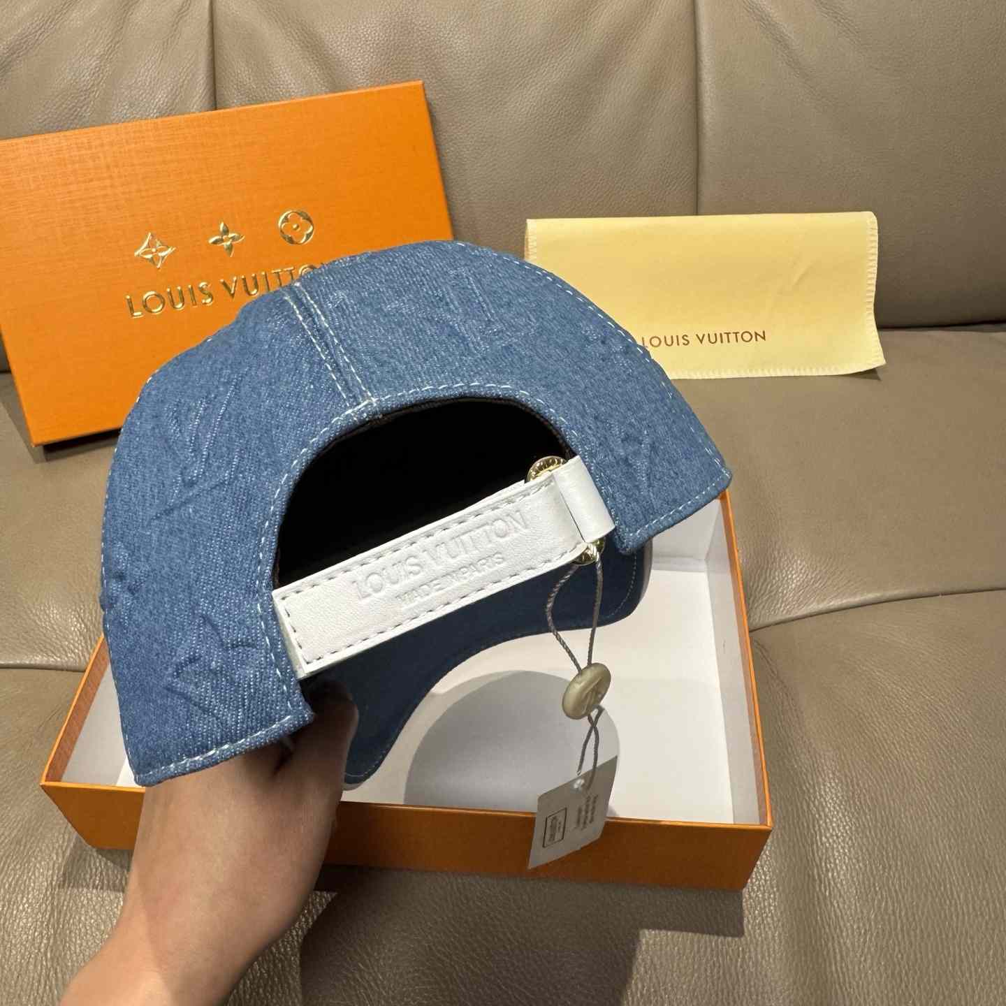 Louis Vuitton Monogram Denim Cap - PerfectKickZ