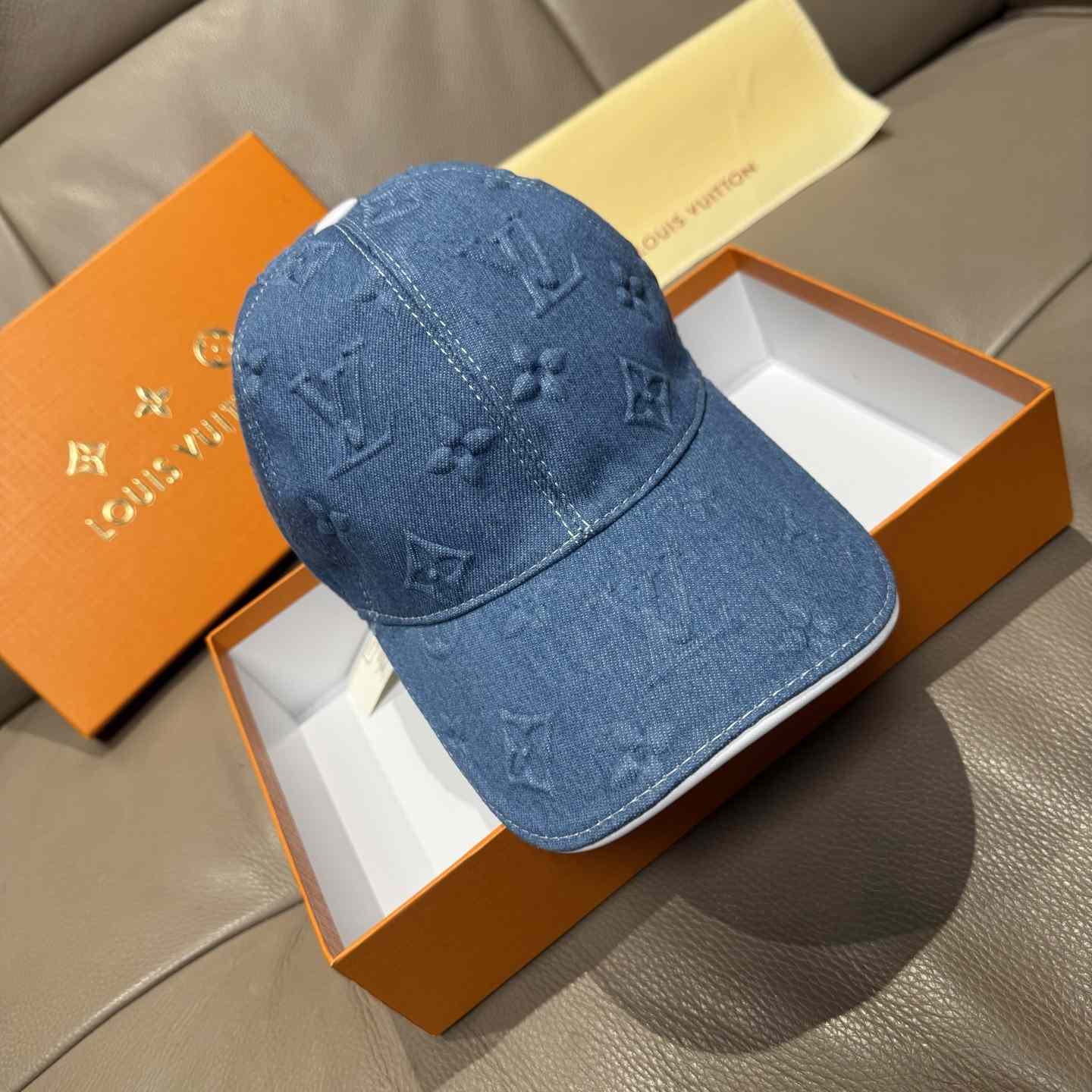 Louis Vuitton Monogram Denim Cap - PerfectKickZ