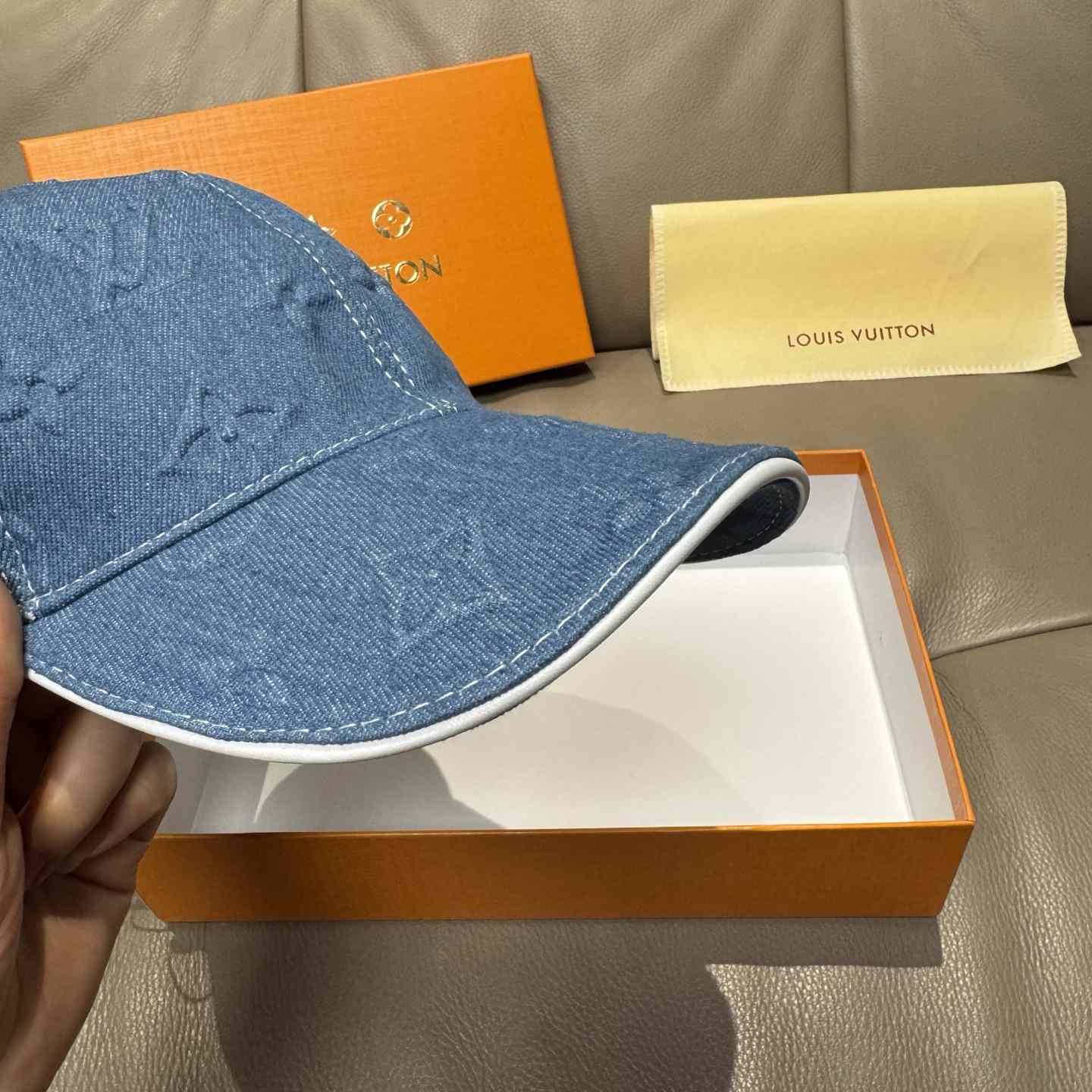 Louis Vuitton Monogram Denim Cap - PerfectKickZ