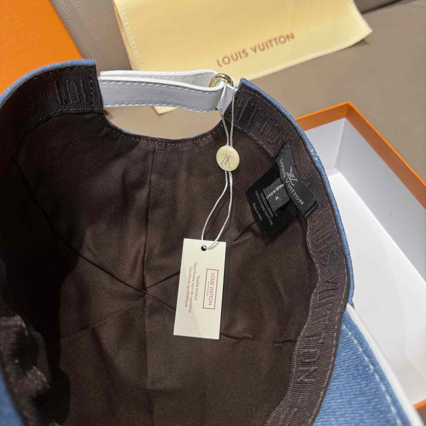 Louis Vuitton Monogram Denim Cap - PerfectKickZ