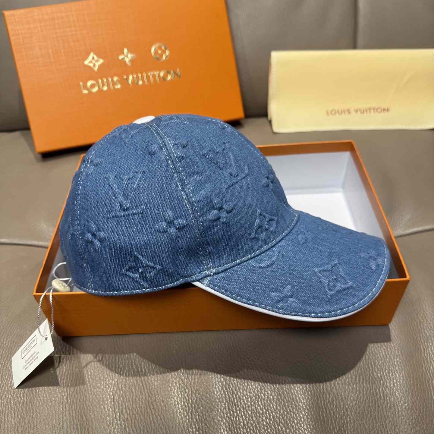 Louis Vuitton Monogram Denim Cap - PerfectKickZ