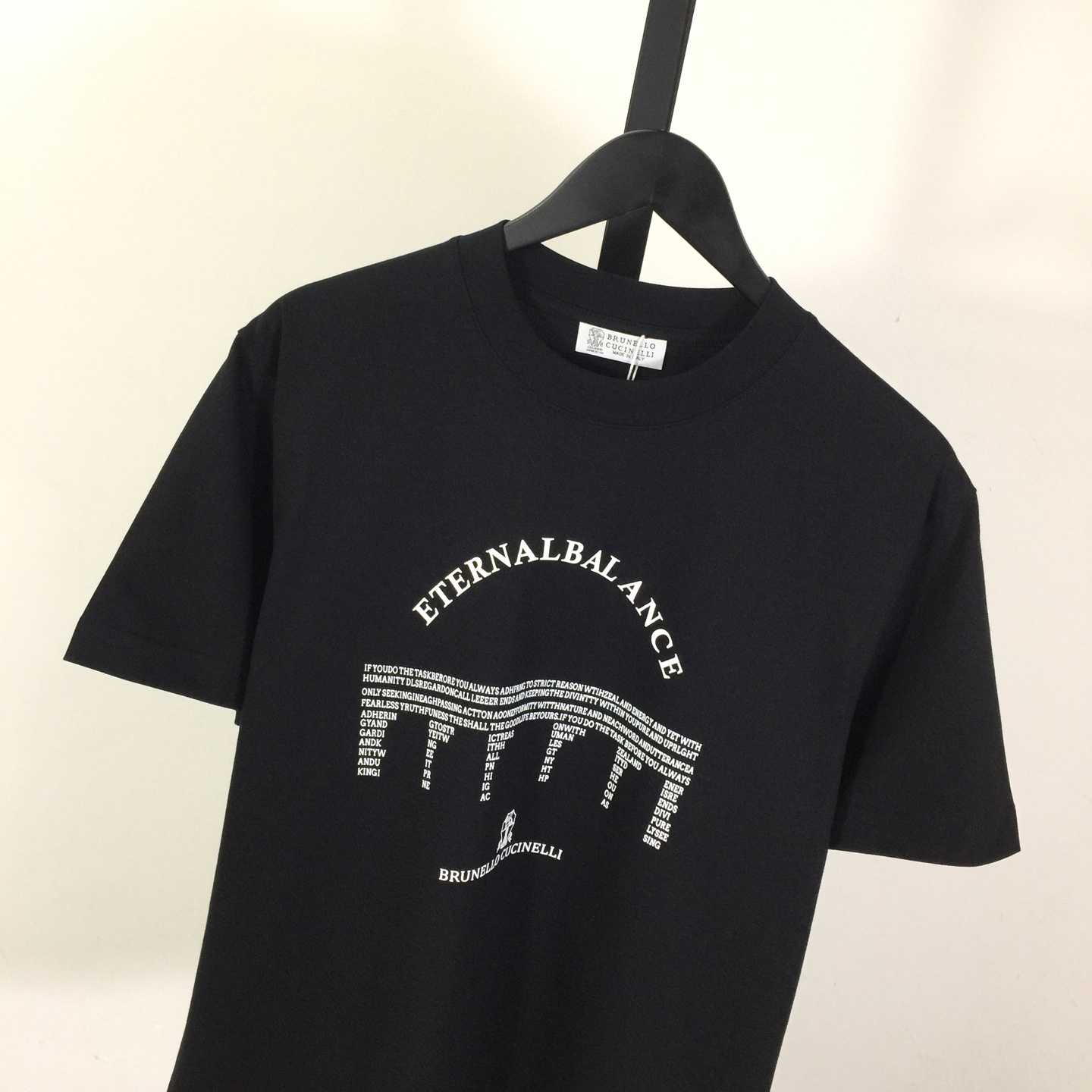 Brunello Cucinelli Graphic-print Cotton T-shirt - PerfectKickZ