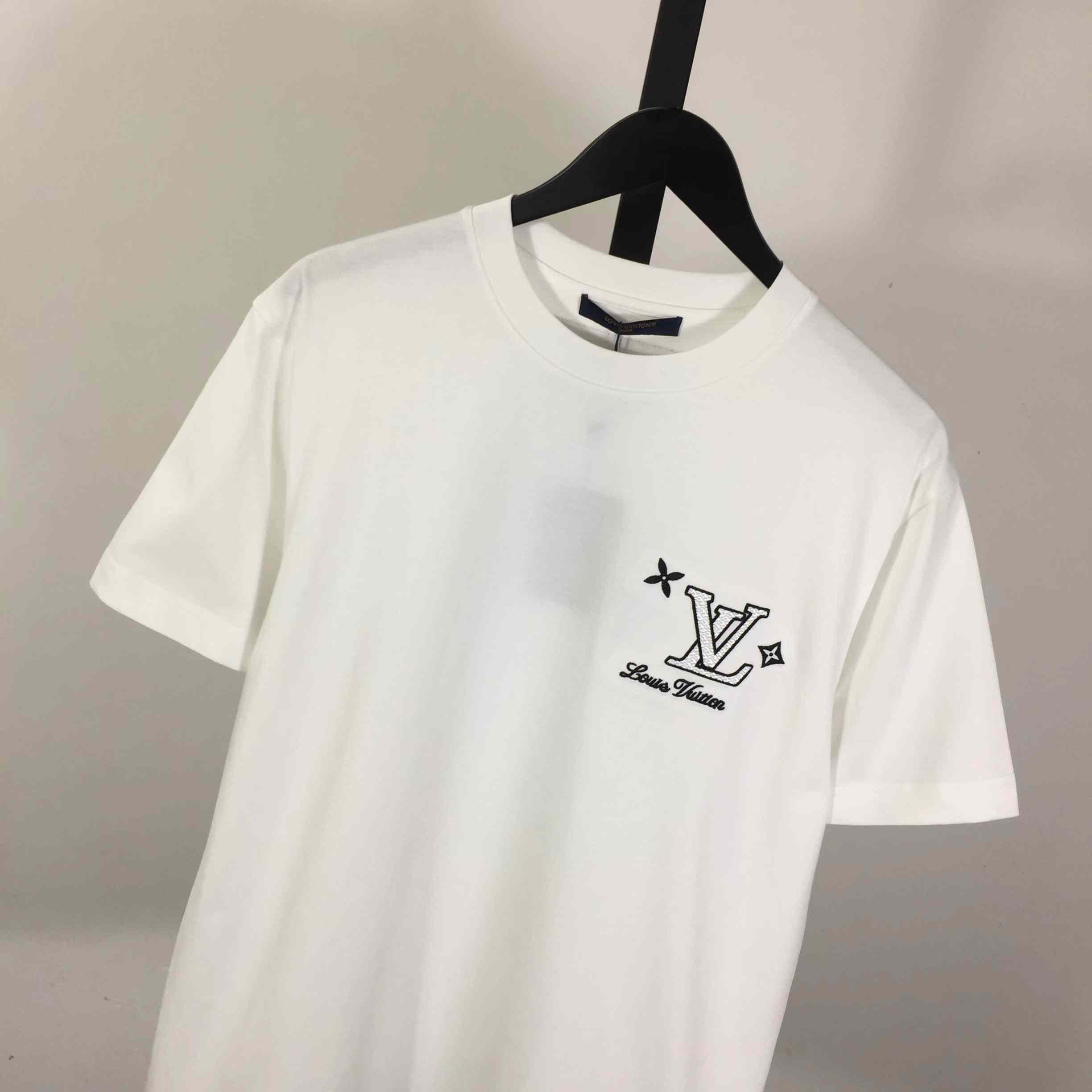 Louis Vuitton Logo Cotton T-Shirt - PerfectKickZ