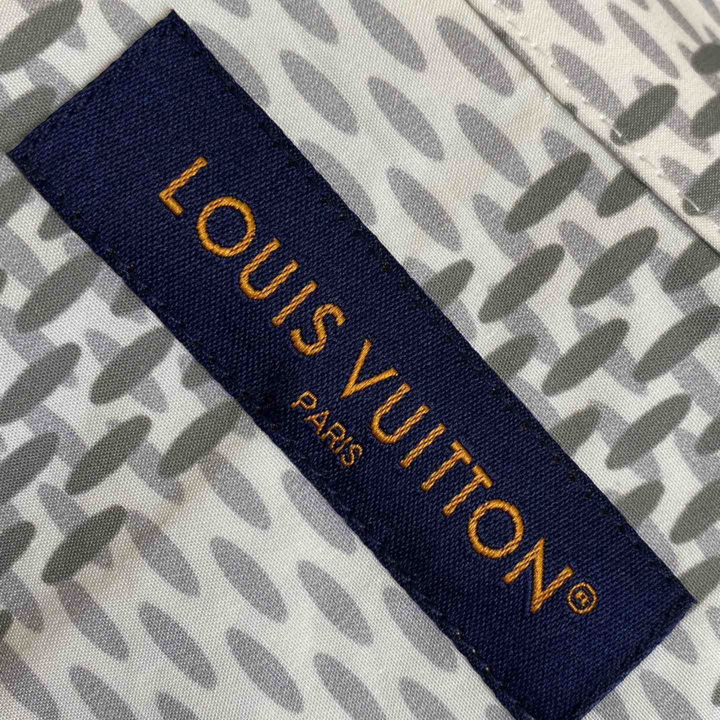 Louis Vuitton Damier Long-Sleeved Classic Cotton Shirt   1AFJDA - PerfectKickZ