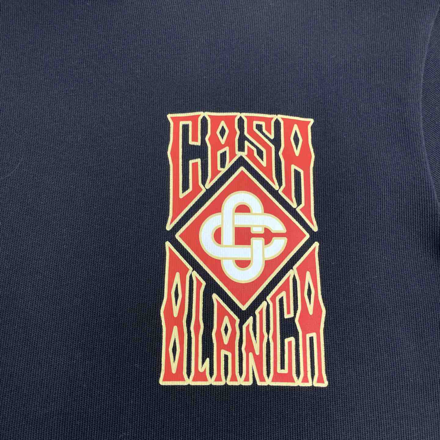 Casablanca Gothic Logo T-Shirt   C976 - PerfectKickZ
