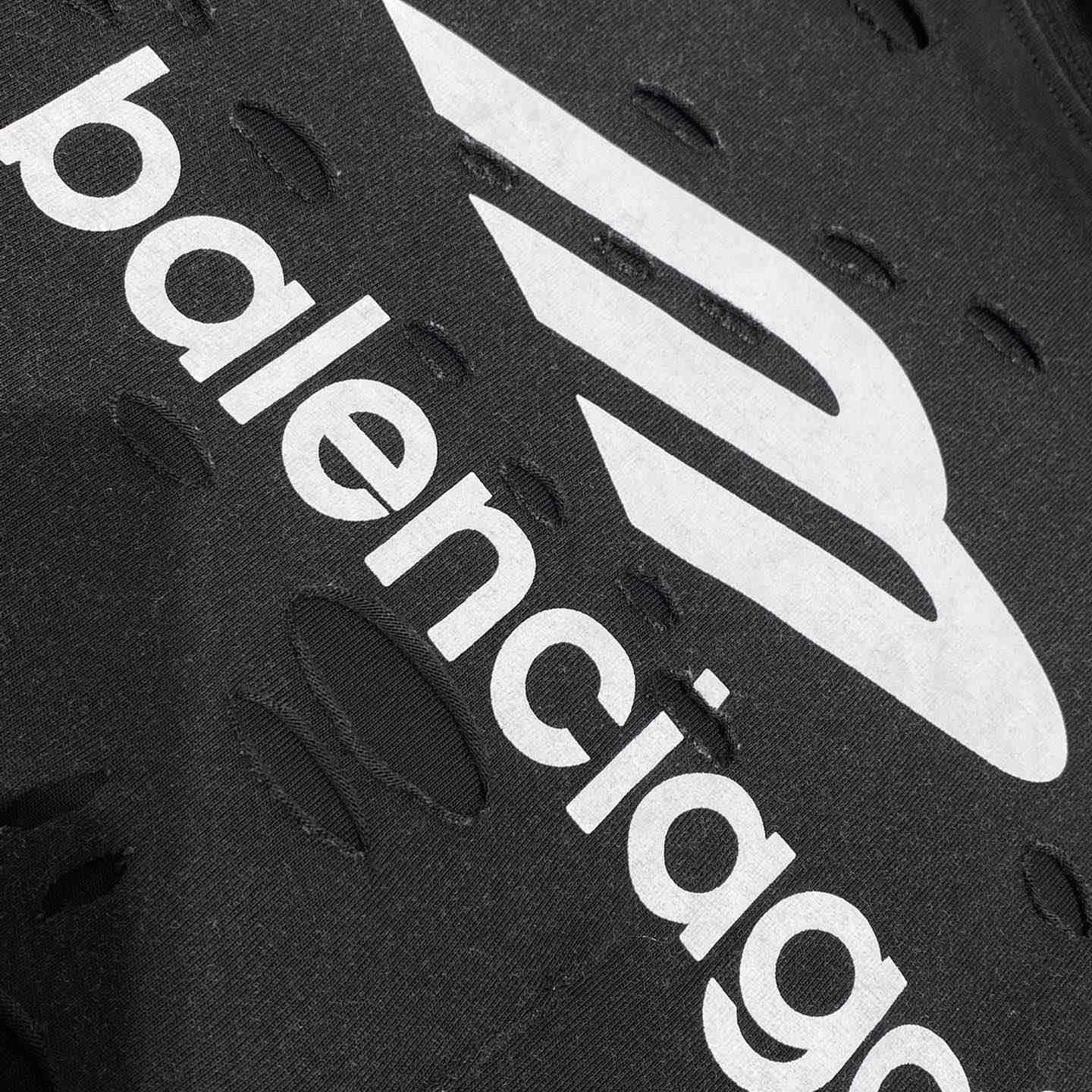 Balenciaga 3B Sport Icon Layered T-Shirt Medium Fit in black - PerfectKickZ