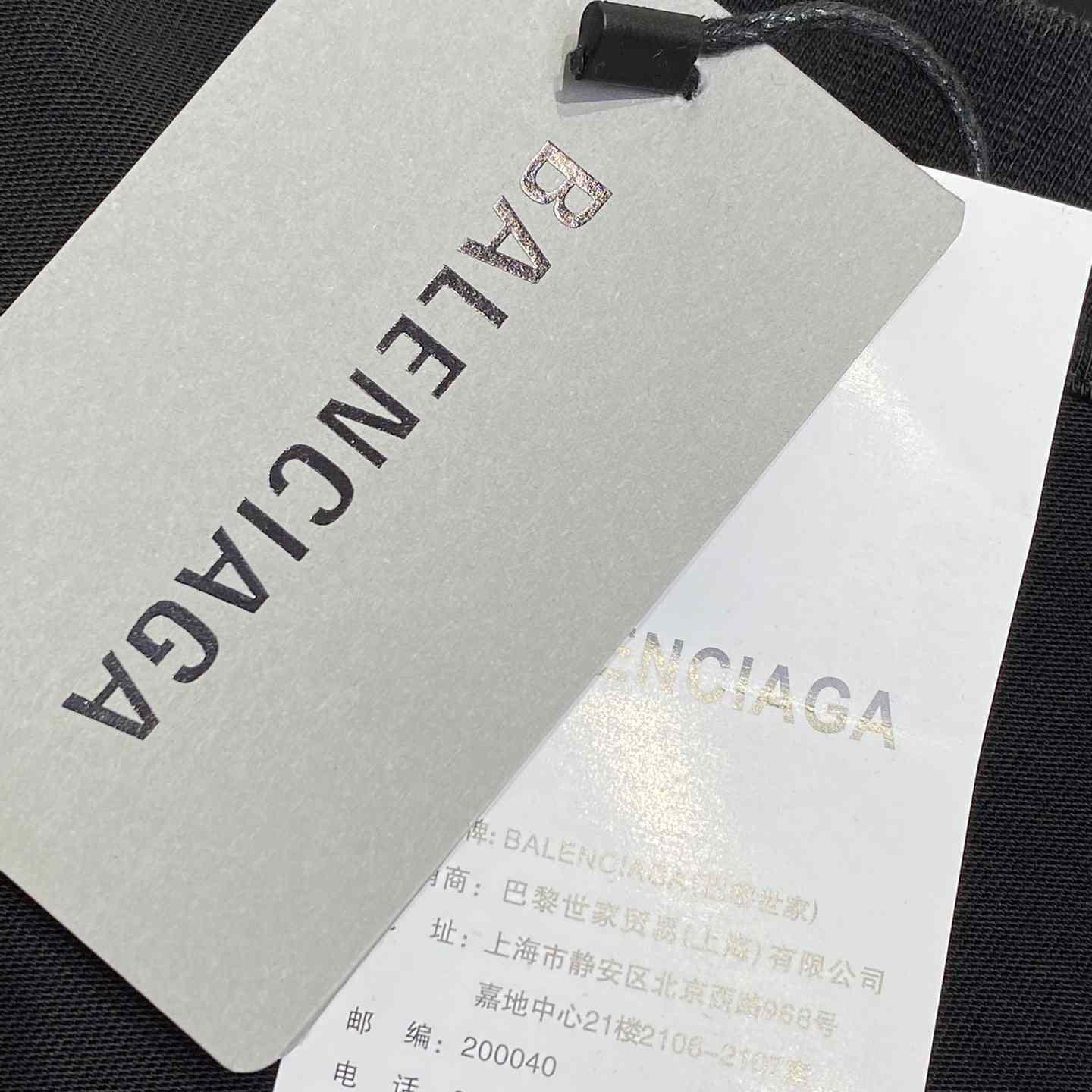 Balenciaga 3B Sport Icon Layered T-Shirt Medium Fit in black - PerfectKickZ