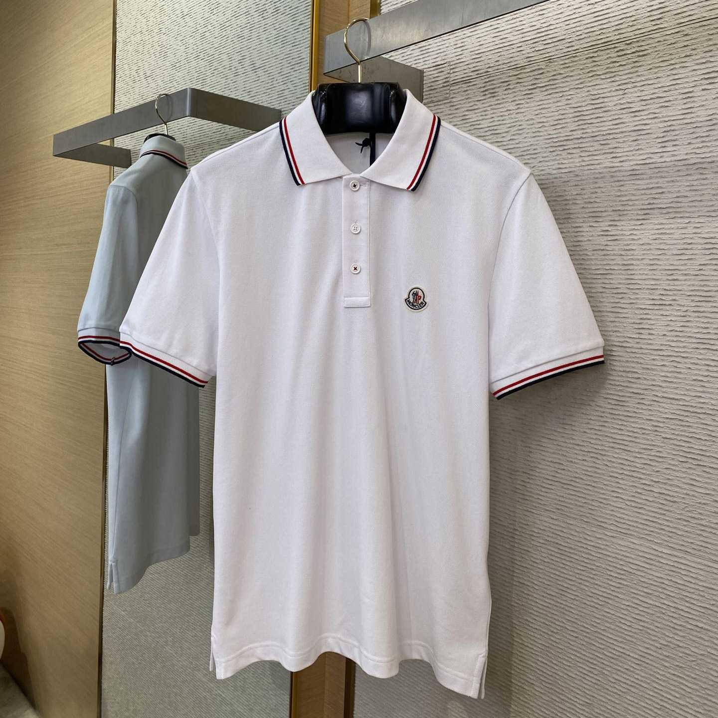 Moncler Logo Cotton Polo Shirt - PerfectKickZ