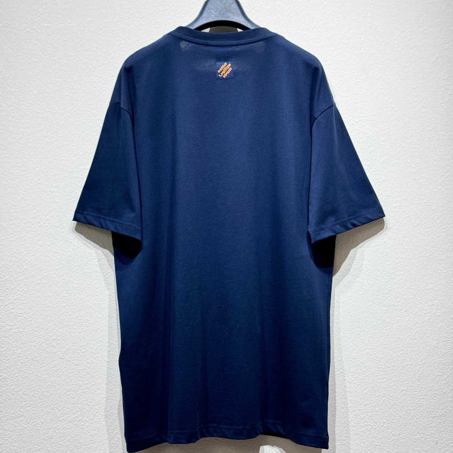 Louis Vuitton LV Vers Embellished Short-Sleeved T-Shirt  1AGHXO - PerfectKickZ