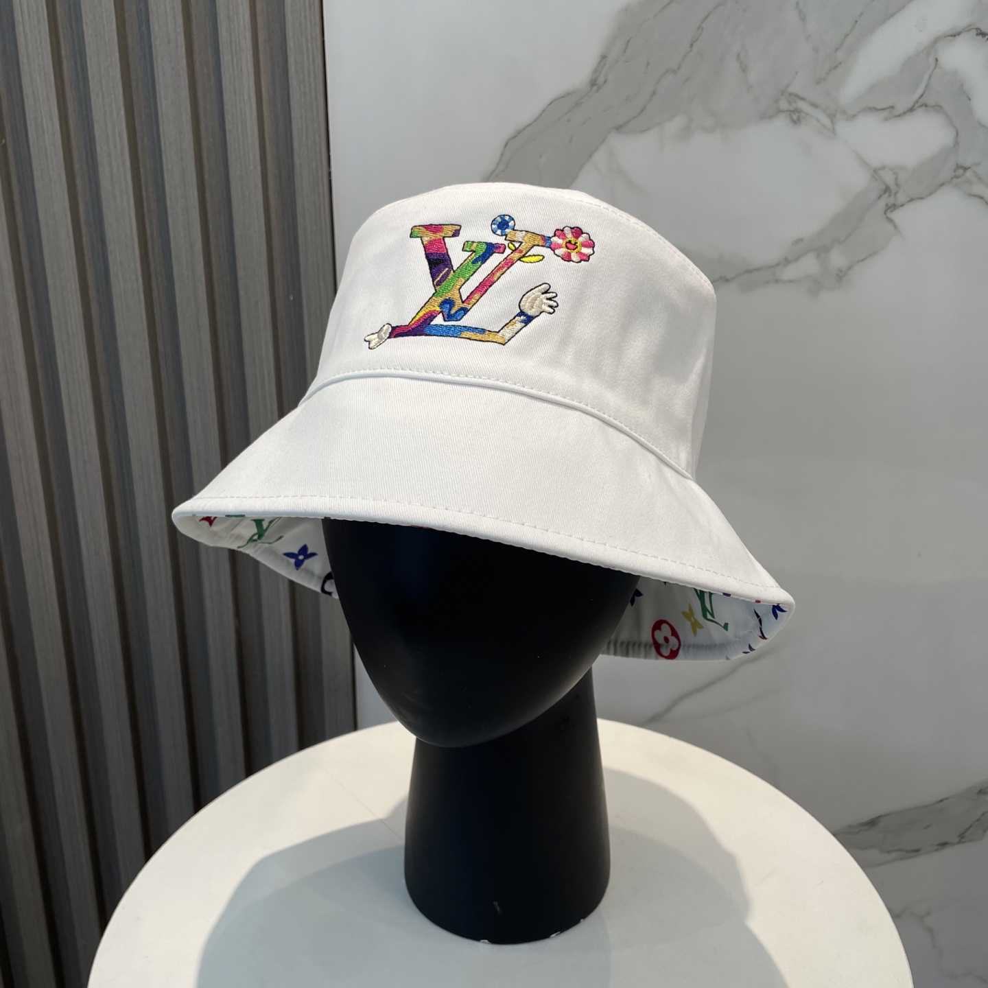 Louis Vuitton LV x TM Reversible Superflat Bucket Hat    - PerfectKickZ