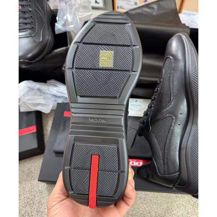Prada America's Cup Soft Rubber And Bike Fabric Sneakers - PerfectKickZ