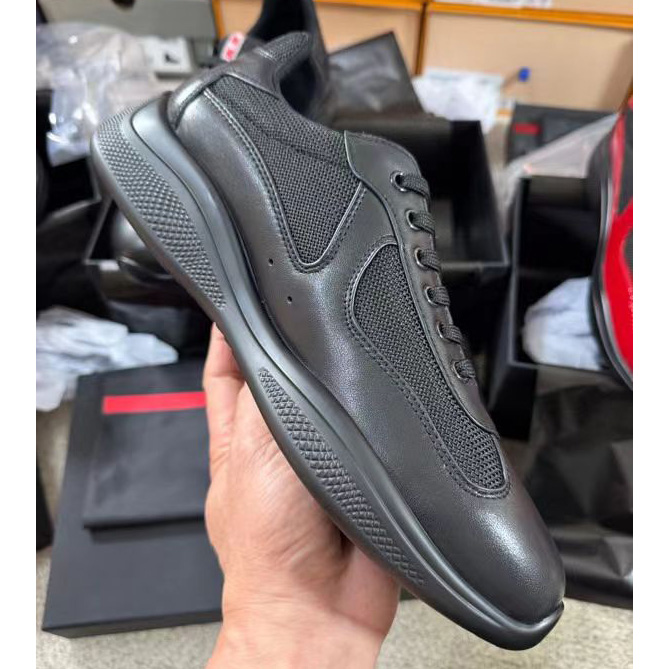 Prada America's Cup Soft Rubber And Bike Fabric Sneakers - PerfectKickZ