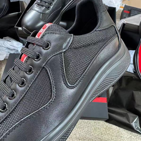 Prada America's Cup Soft Rubber And Bike Fabric Sneakers - PerfectKickZ