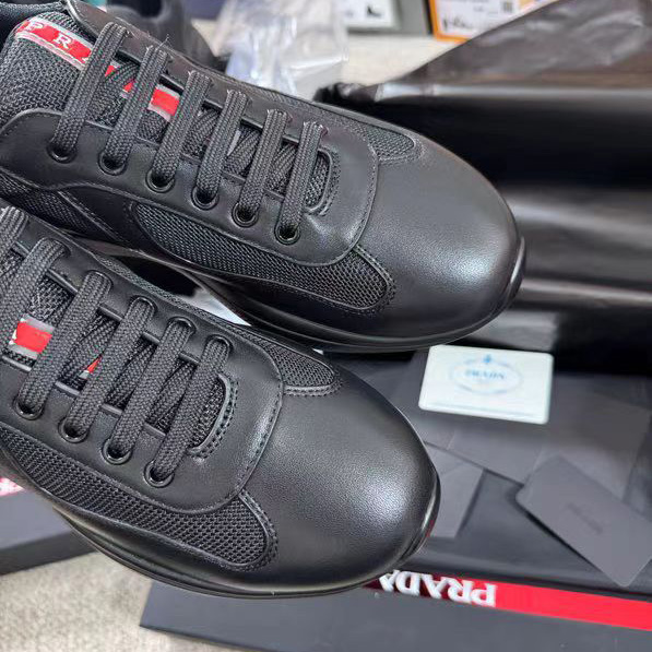 Prada America's Cup Soft Rubber And Bike Fabric Sneakers - PerfectKickZ