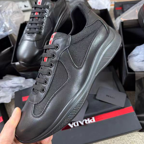 Prada America's Cup Soft Rubber And Bike Fabric Sneakers - PerfectKickZ