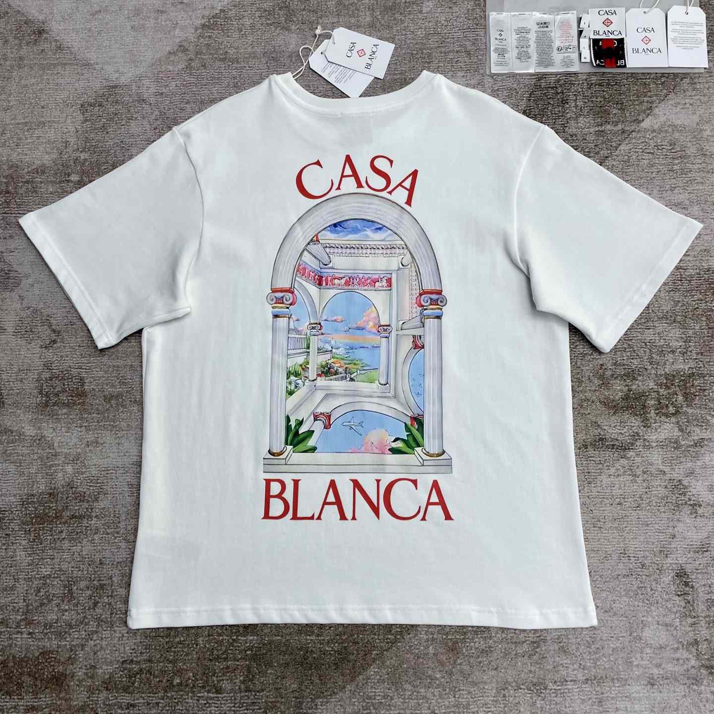 Casablanca Le Passage Printed Cotton T-Shirt   C943 - PerfectKickZ