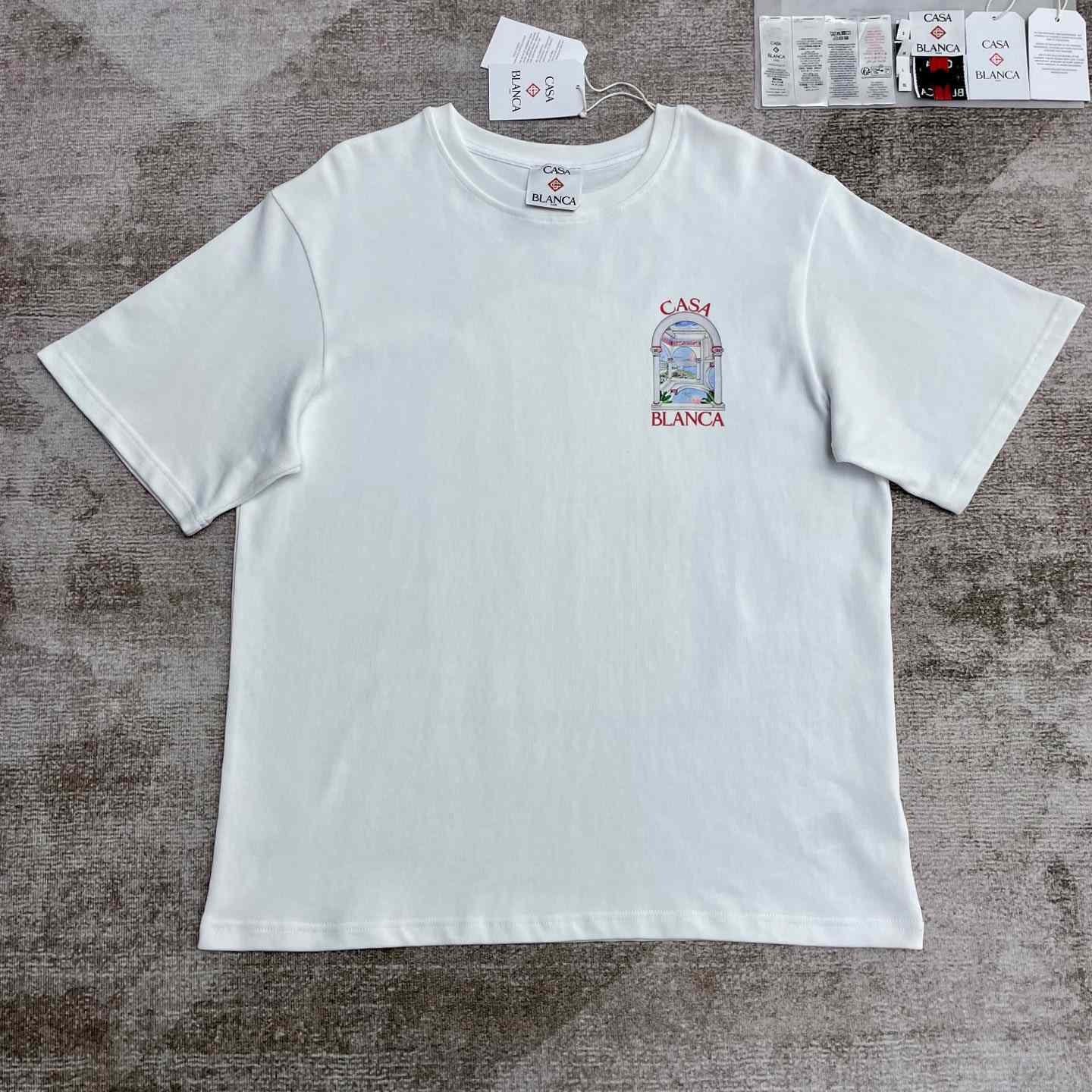 Casablanca Le Passage Printed Cotton T-Shirt   C943 - PerfectKickZ