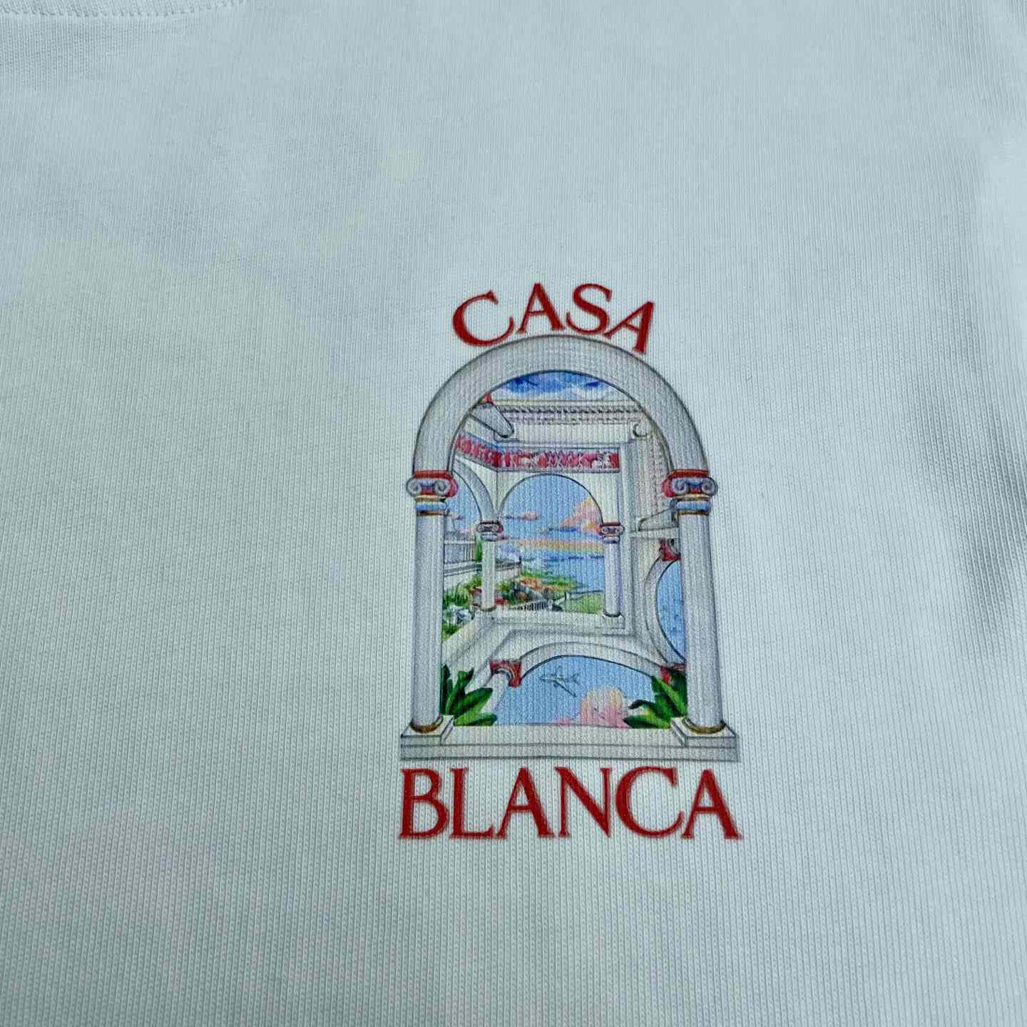 Casablanca Le Passage Printed Cotton T-Shirt   C943 - PerfectKickZ