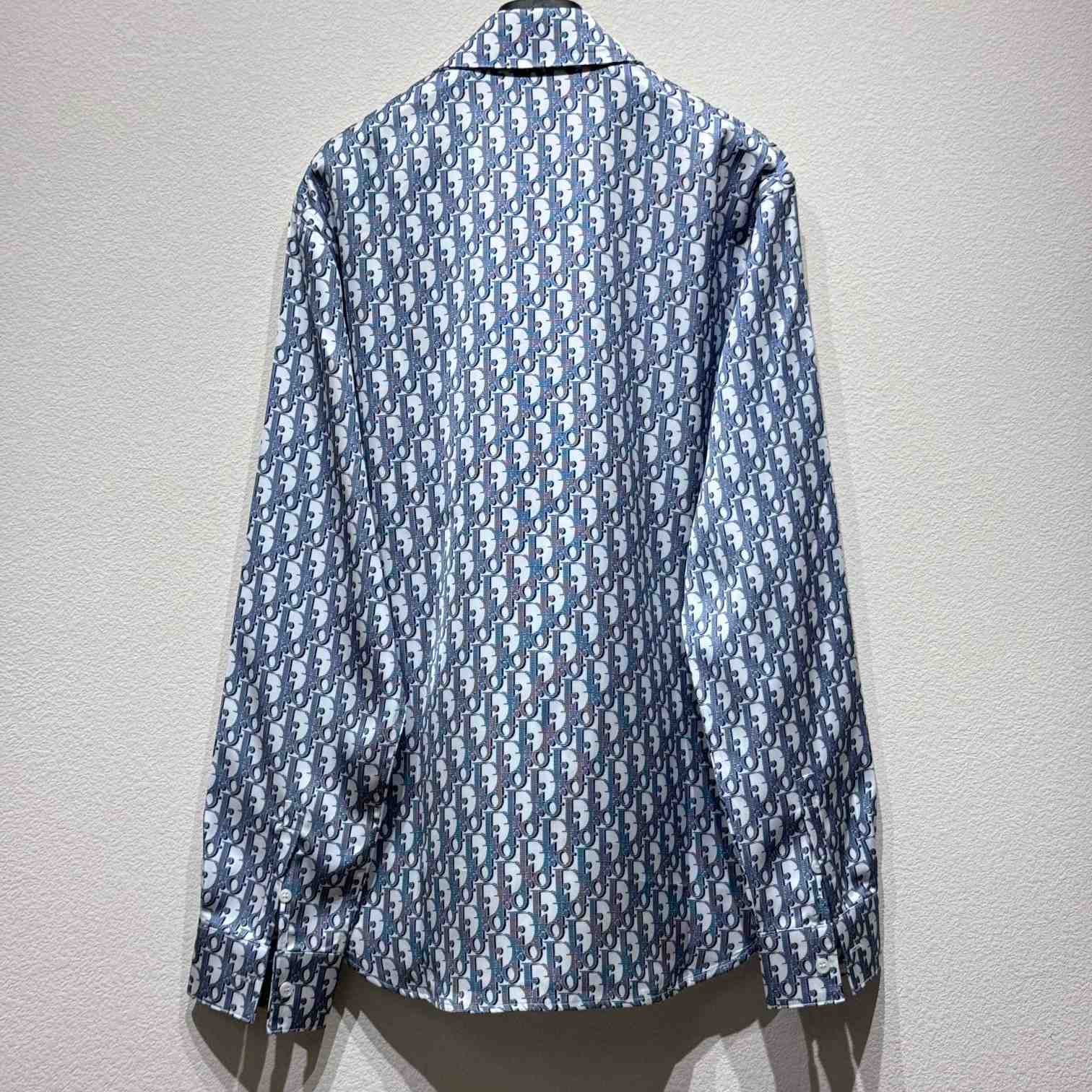 Dior Oblique Long-Sleeved Shirt  - PerfectKickZ