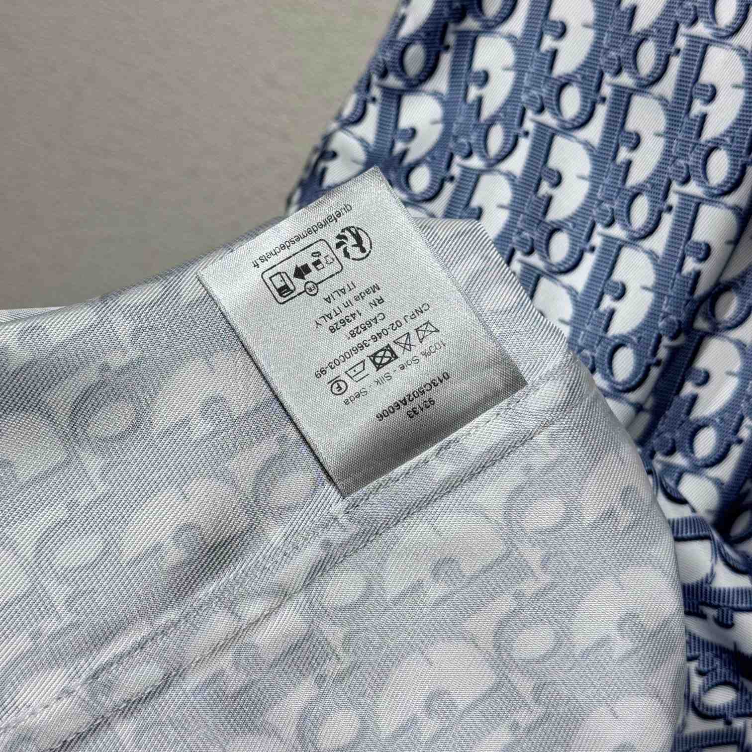 Dior Oblique Long-Sleeved Shirt  - PerfectKickZ