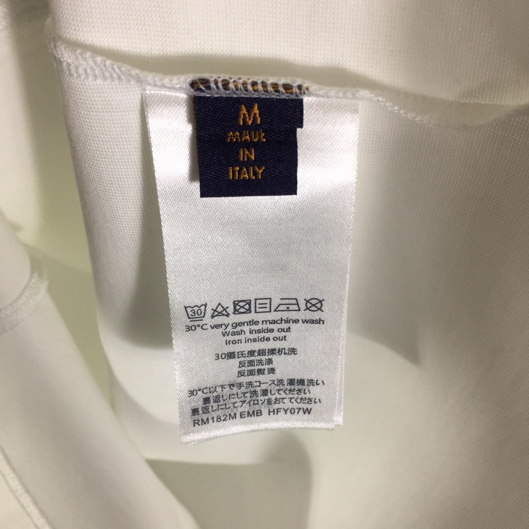 Louis Vuitton Monogram Short-Sleeved Cotton Crewneck - PerfectKickZ
