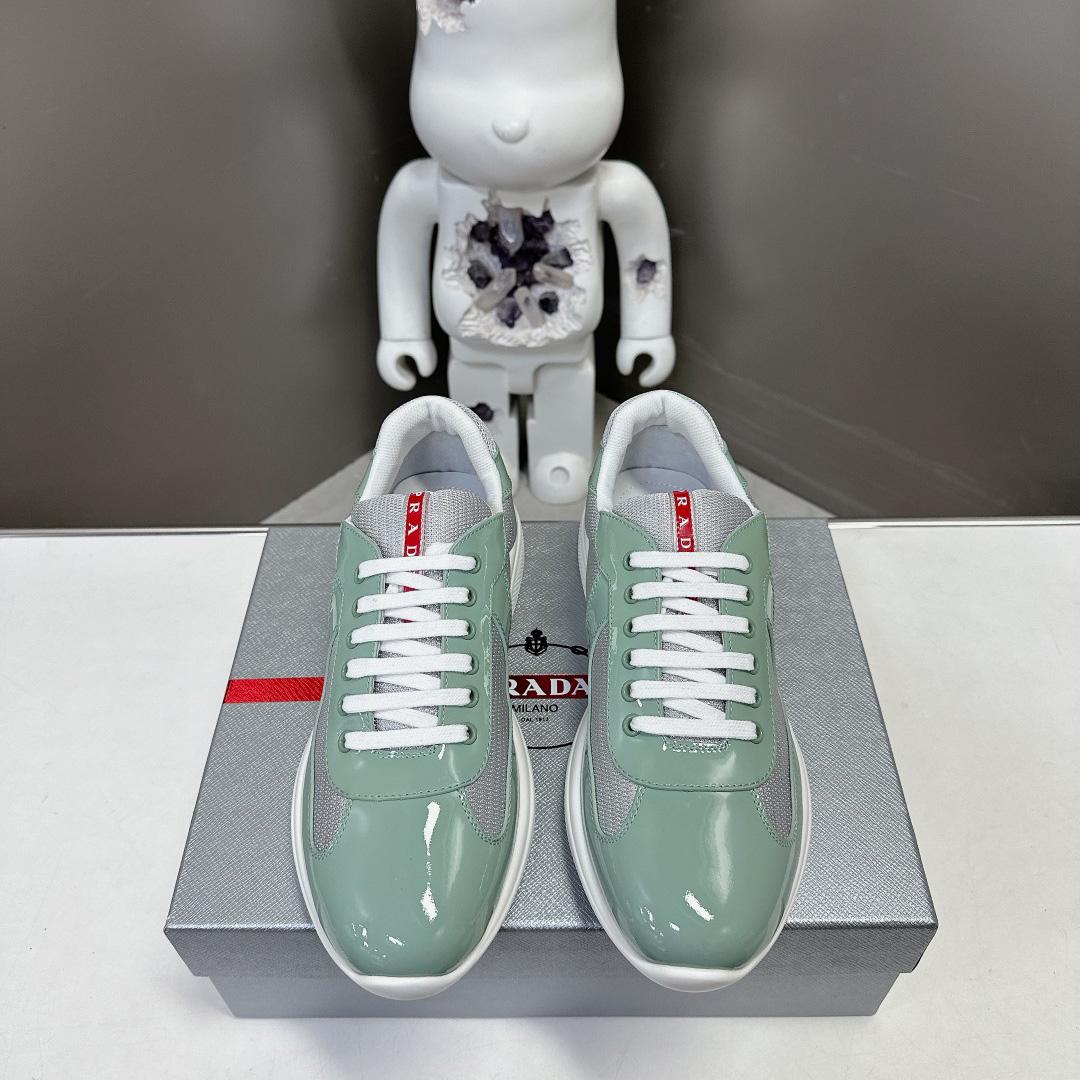 Prada America's Cup Biker Fabric Sneakers - PerfectKickZ