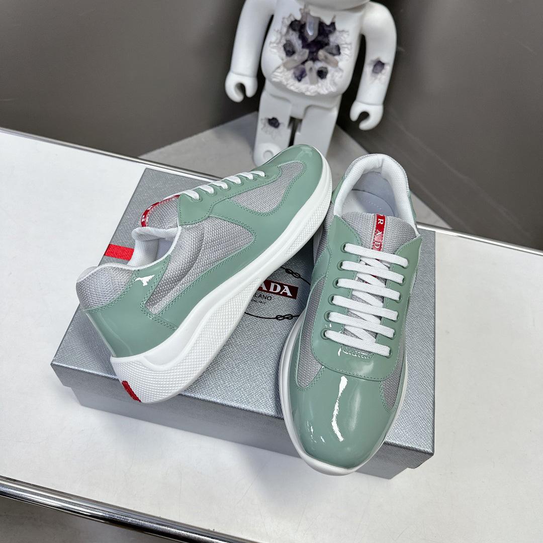 Prada America's Cup Biker Fabric Sneakers - PerfectKickZ