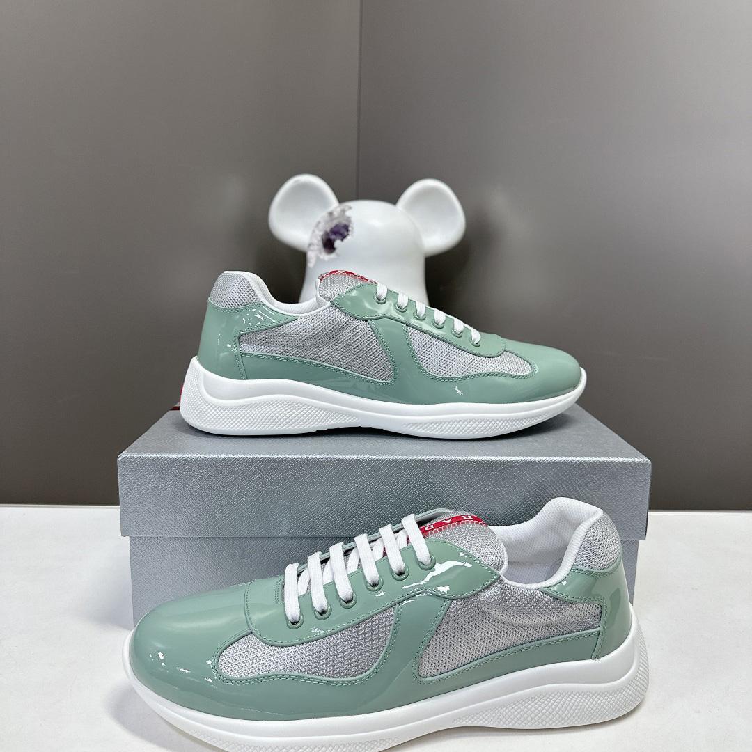 Prada America's Cup Biker Fabric Sneakers - PerfectKickZ