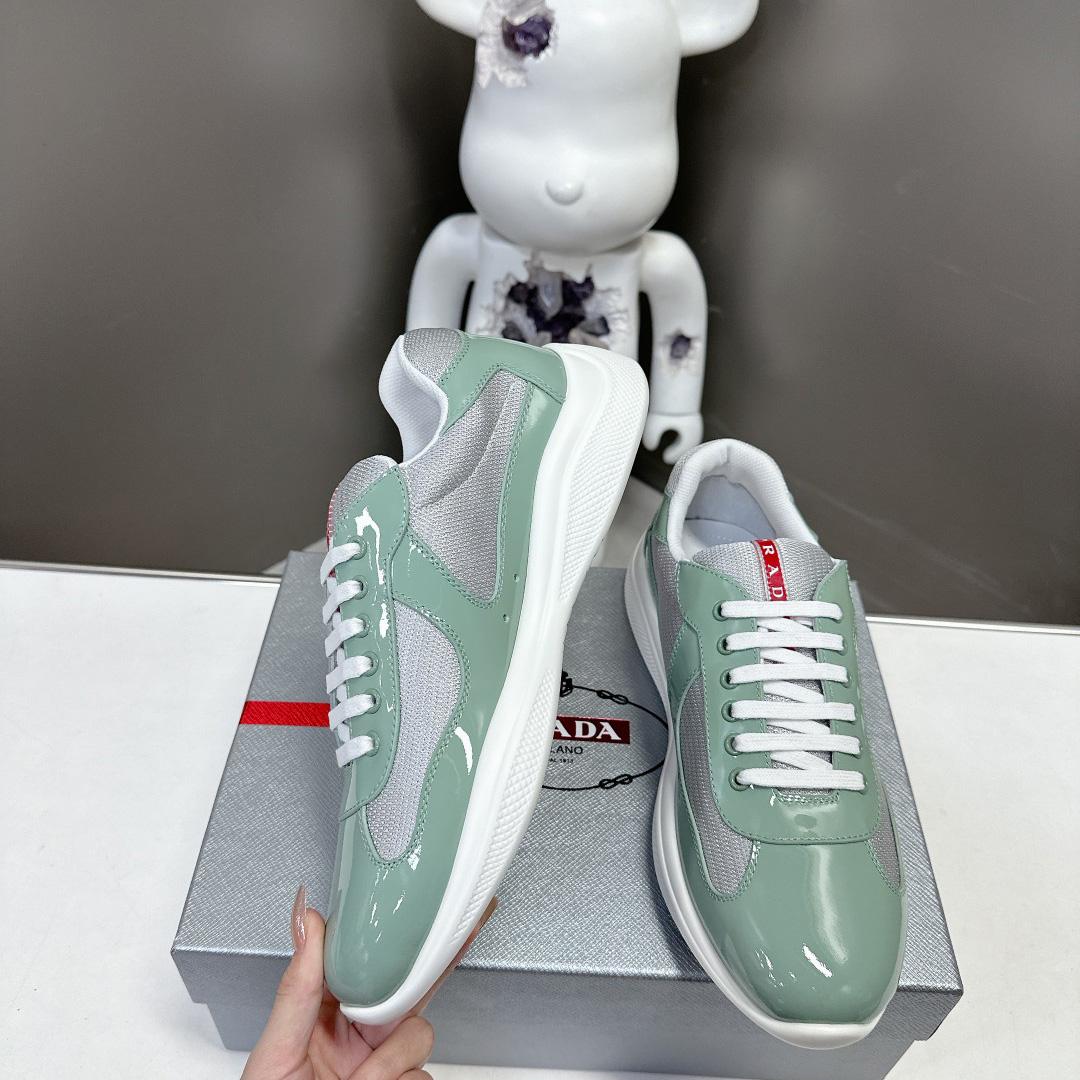 Prada America's Cup Biker Fabric Sneakers - PerfectKickZ