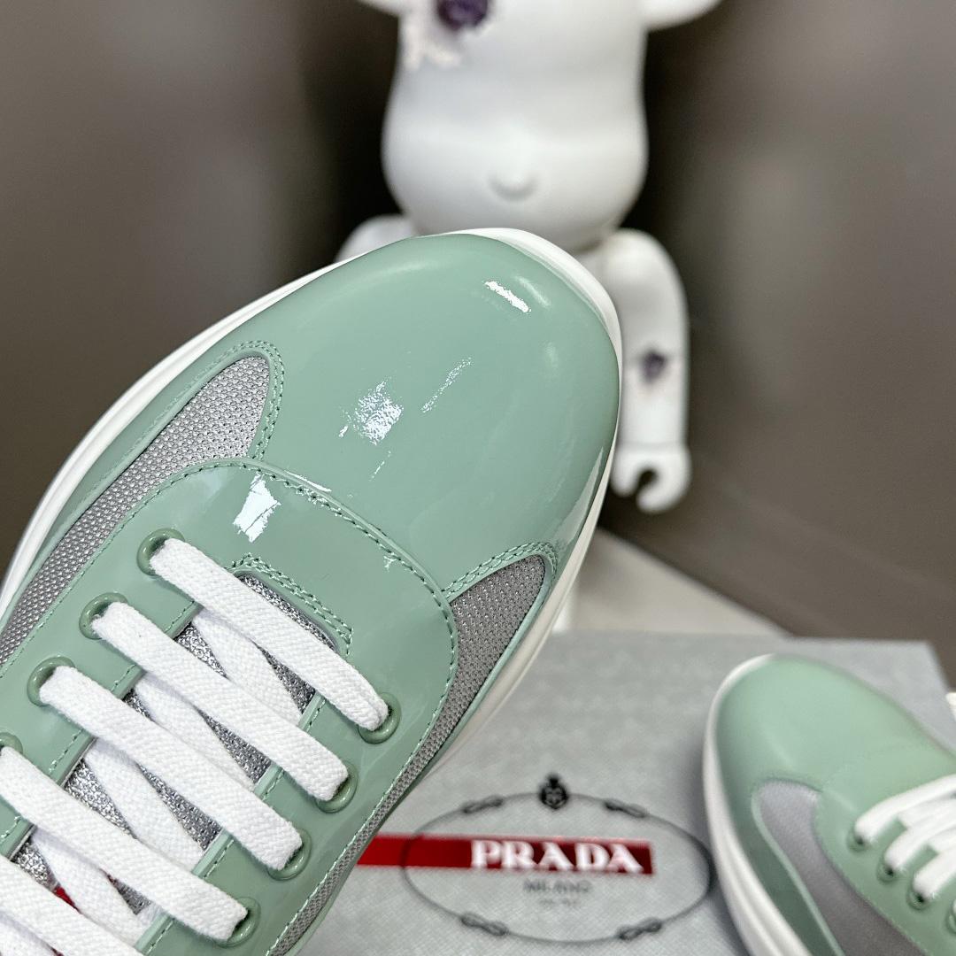 Prada America's Cup Biker Fabric Sneakers - PerfectKickZ