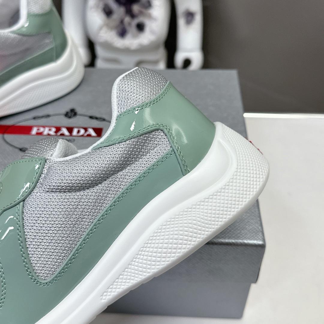 Prada America's Cup Biker Fabric Sneakers - PerfectKickZ
