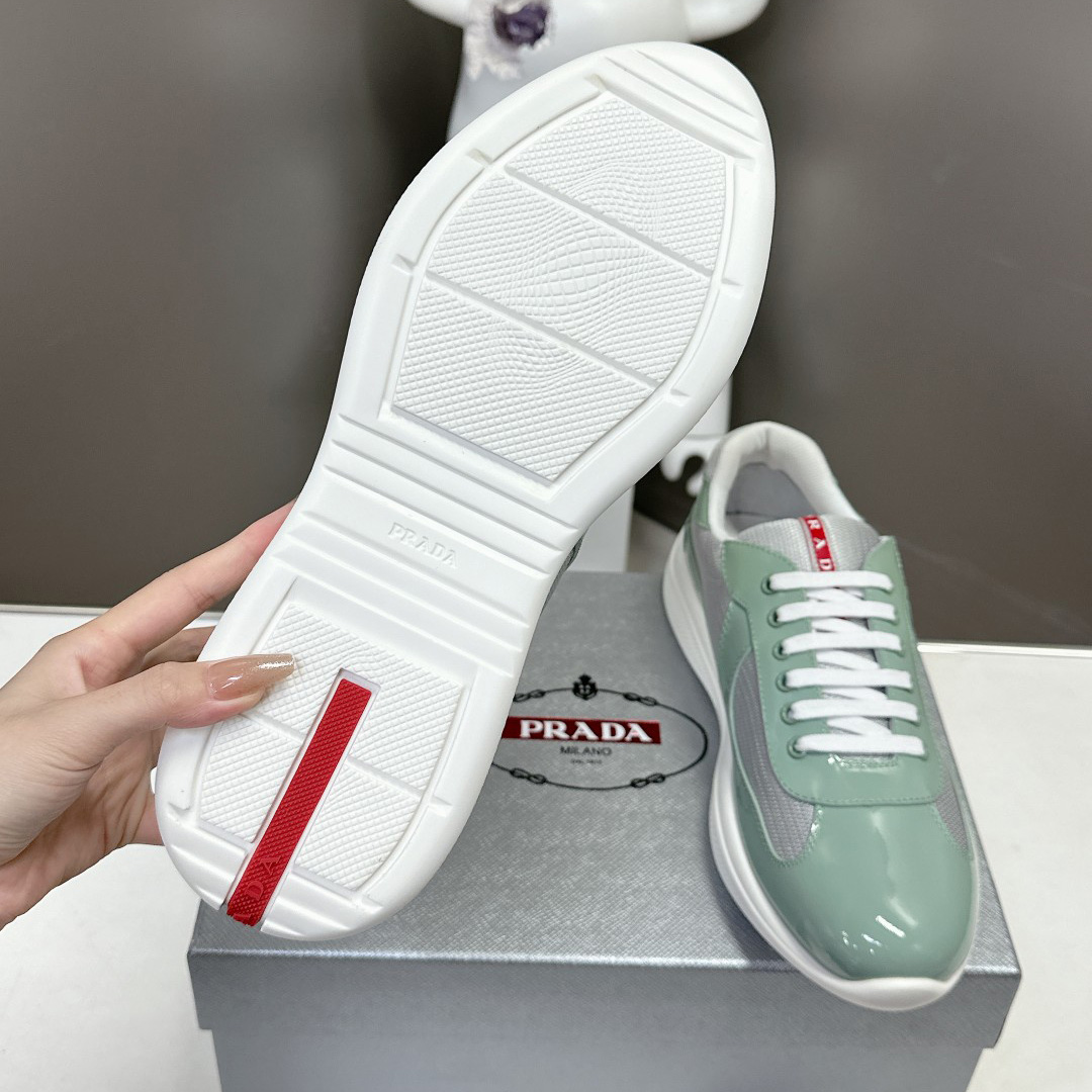 Prada America's Cup Biker Fabric Sneakers - PerfectKickZ