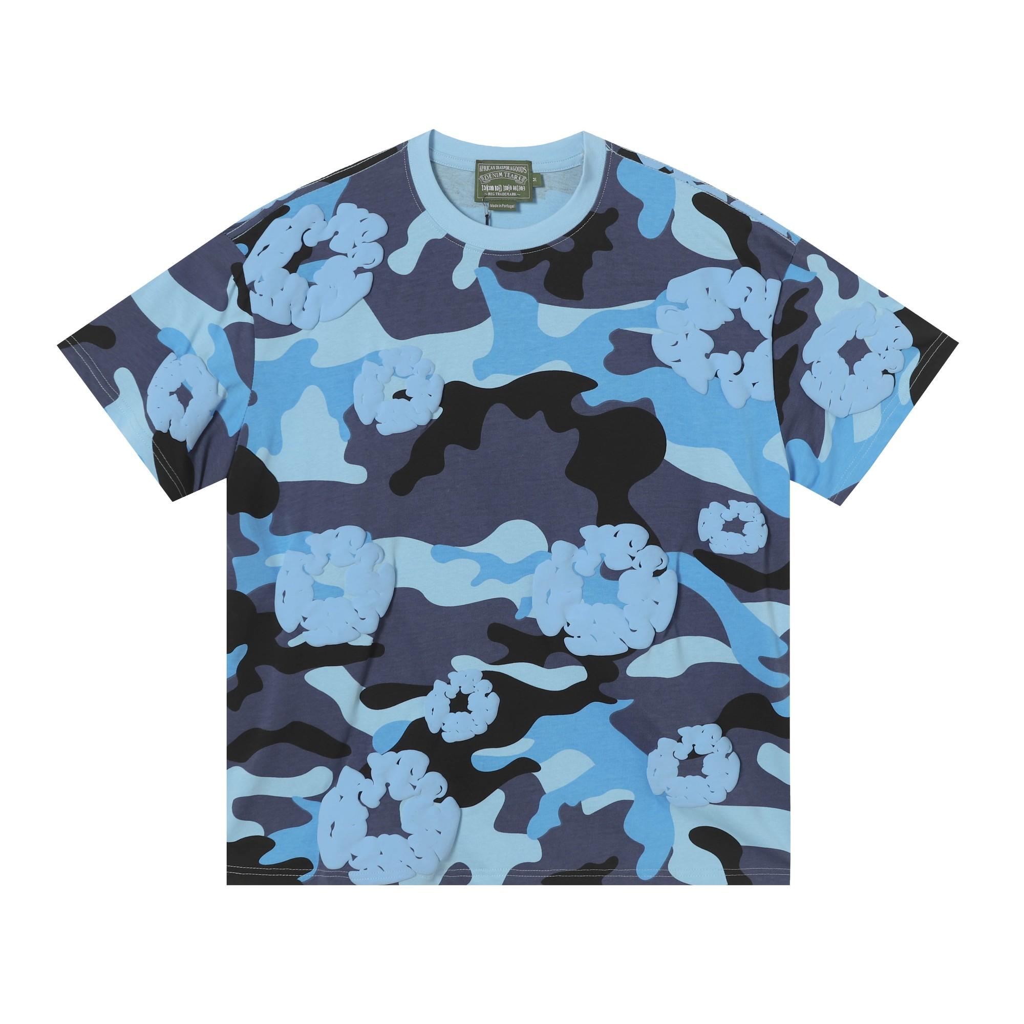 Denim Tears Camo Cotton T-shirt  - PerfectKickZ