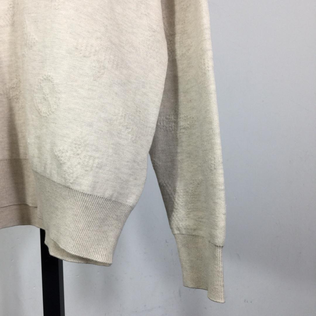 Louis Vuitton Monogram Embossed Crewneck - PerfectKickZ