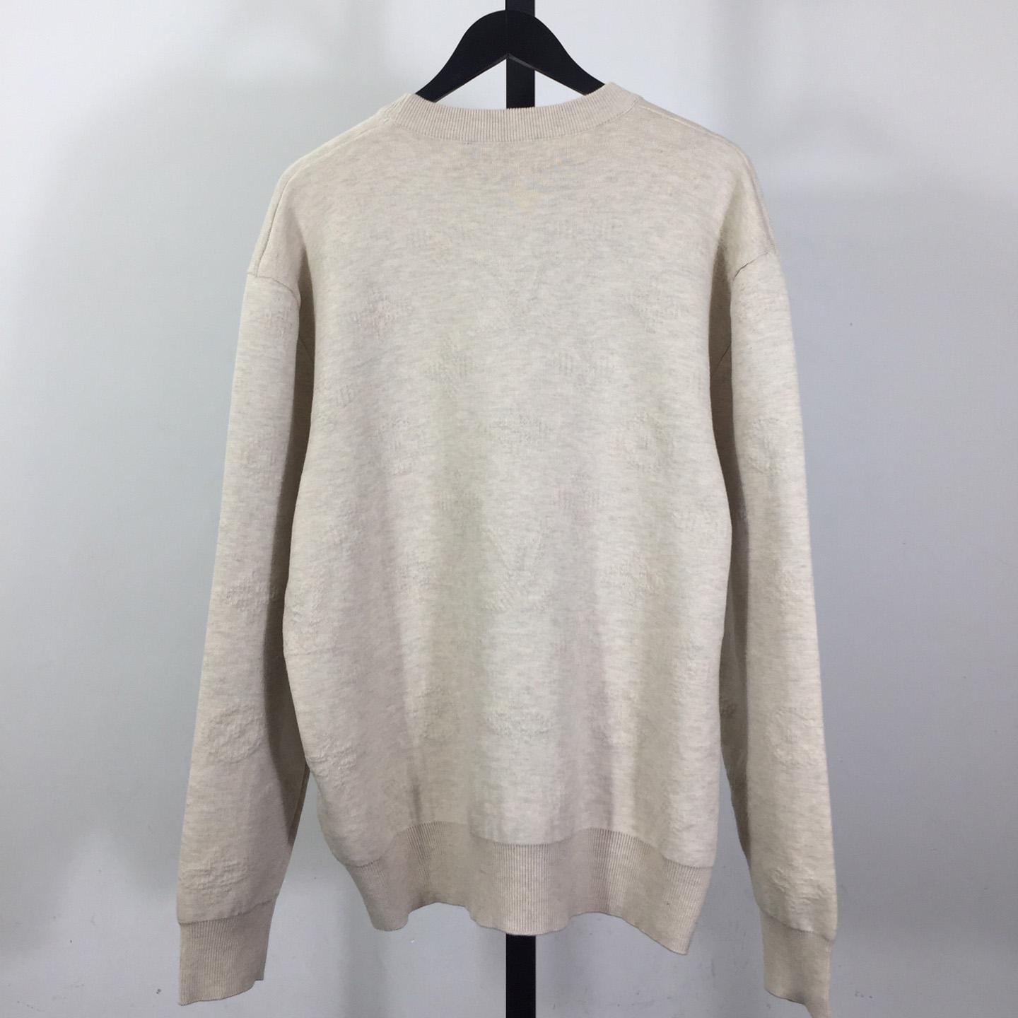 Louis Vuitton Monogram Embossed Crewneck - PerfectKickZ