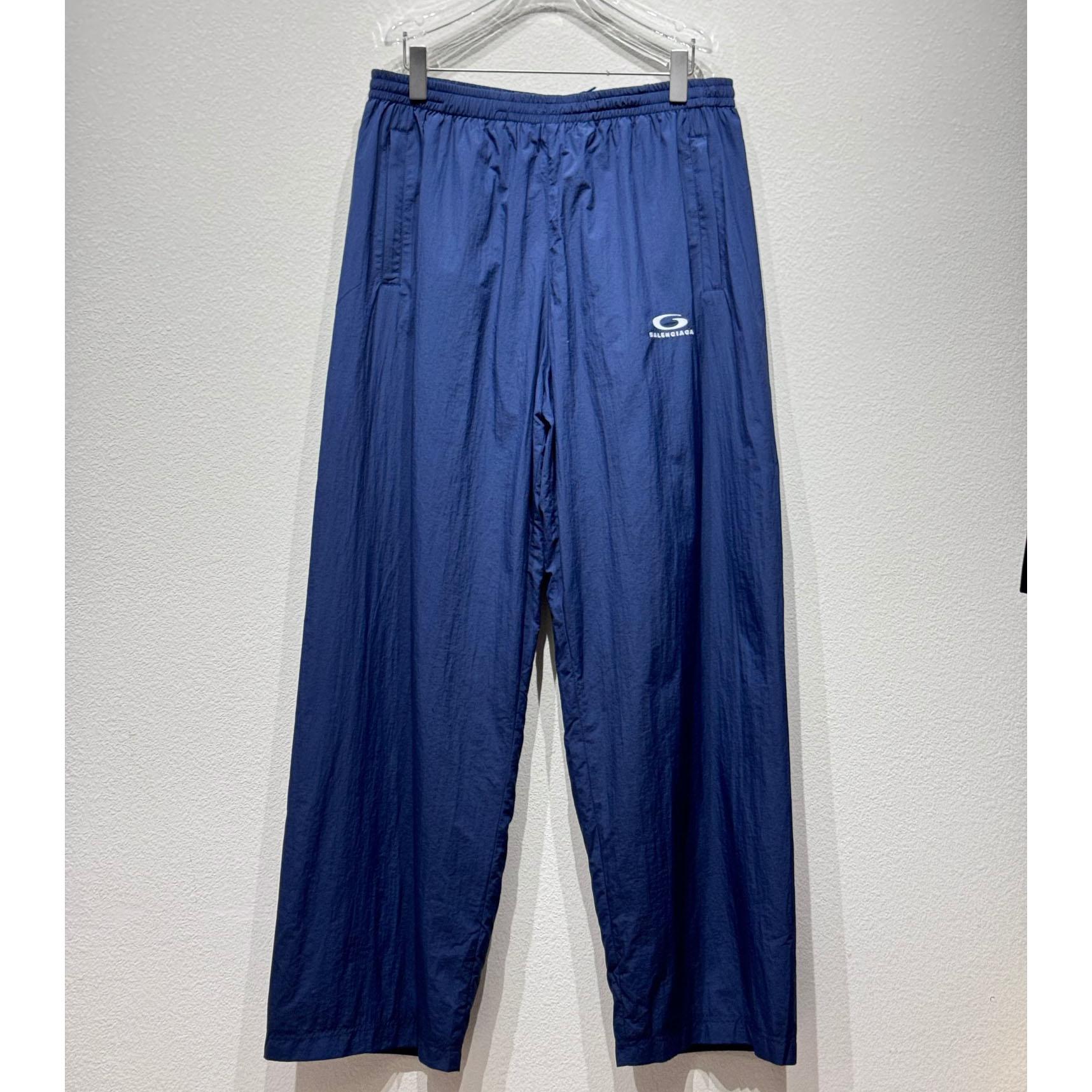 Balenciaga Tracksuit Pants In Navy - PerfectKickZ