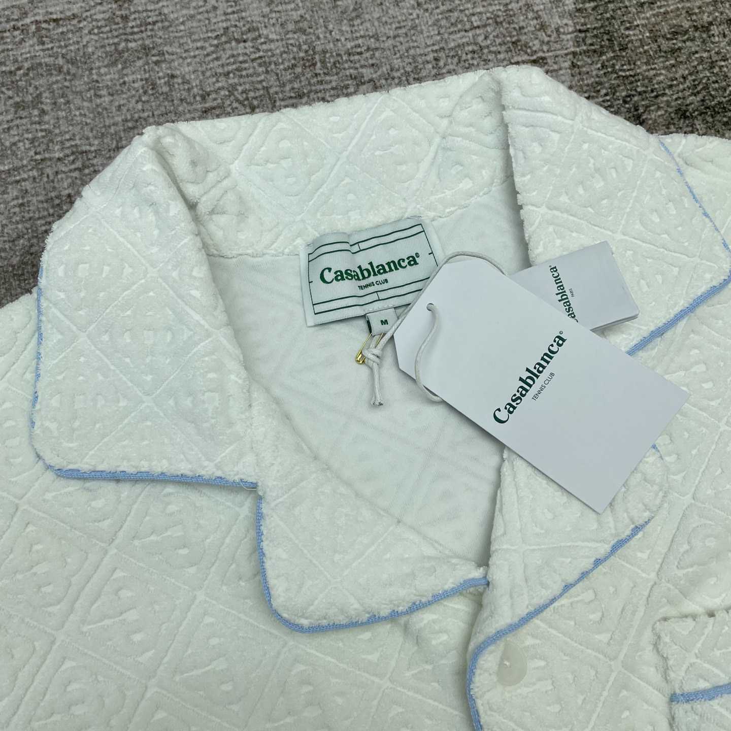 Casablanca Monogram Towelling Shirt    c961 - PerfectKickZ