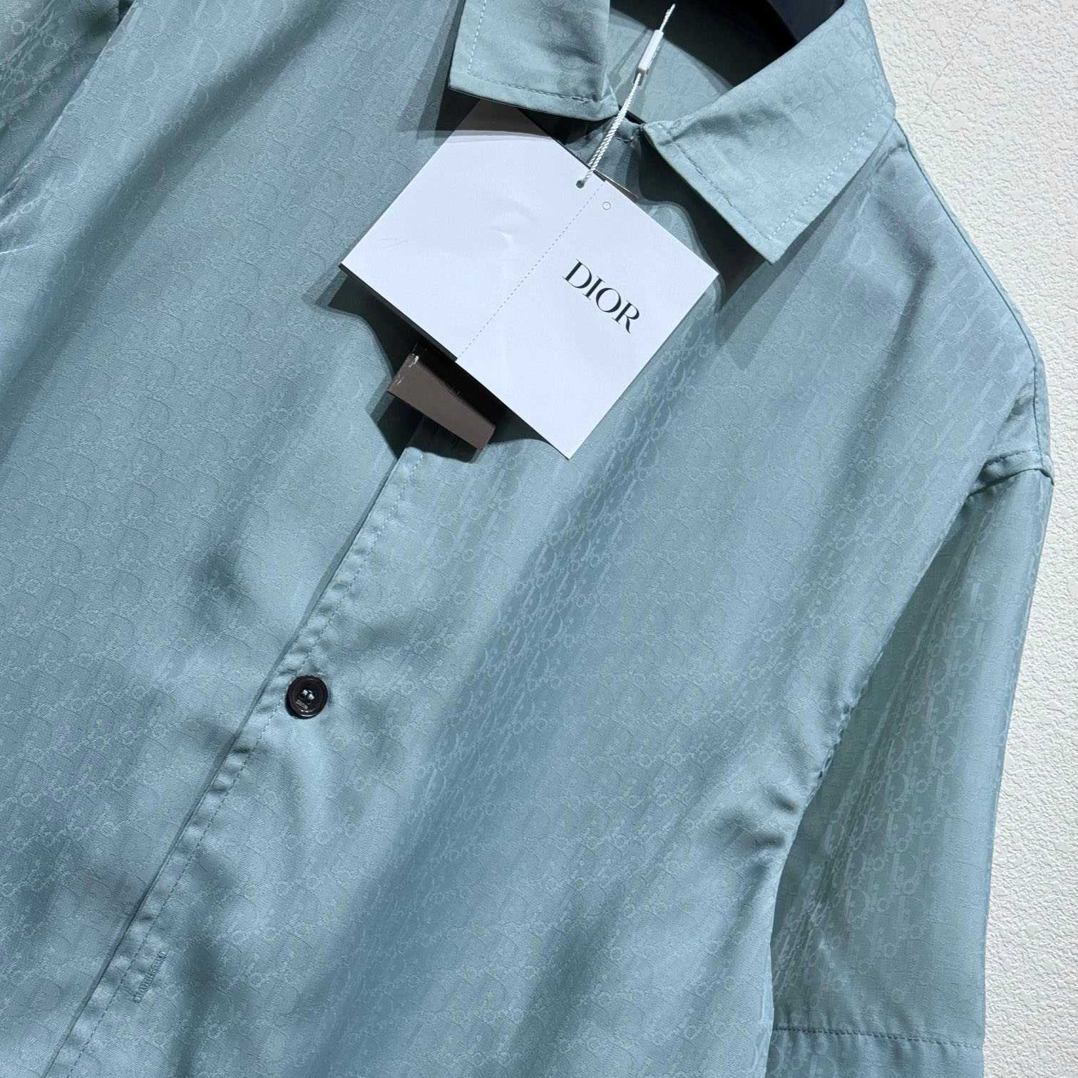 Dior Oblique Short-Sleeved Shirt  - PerfectKickZ
