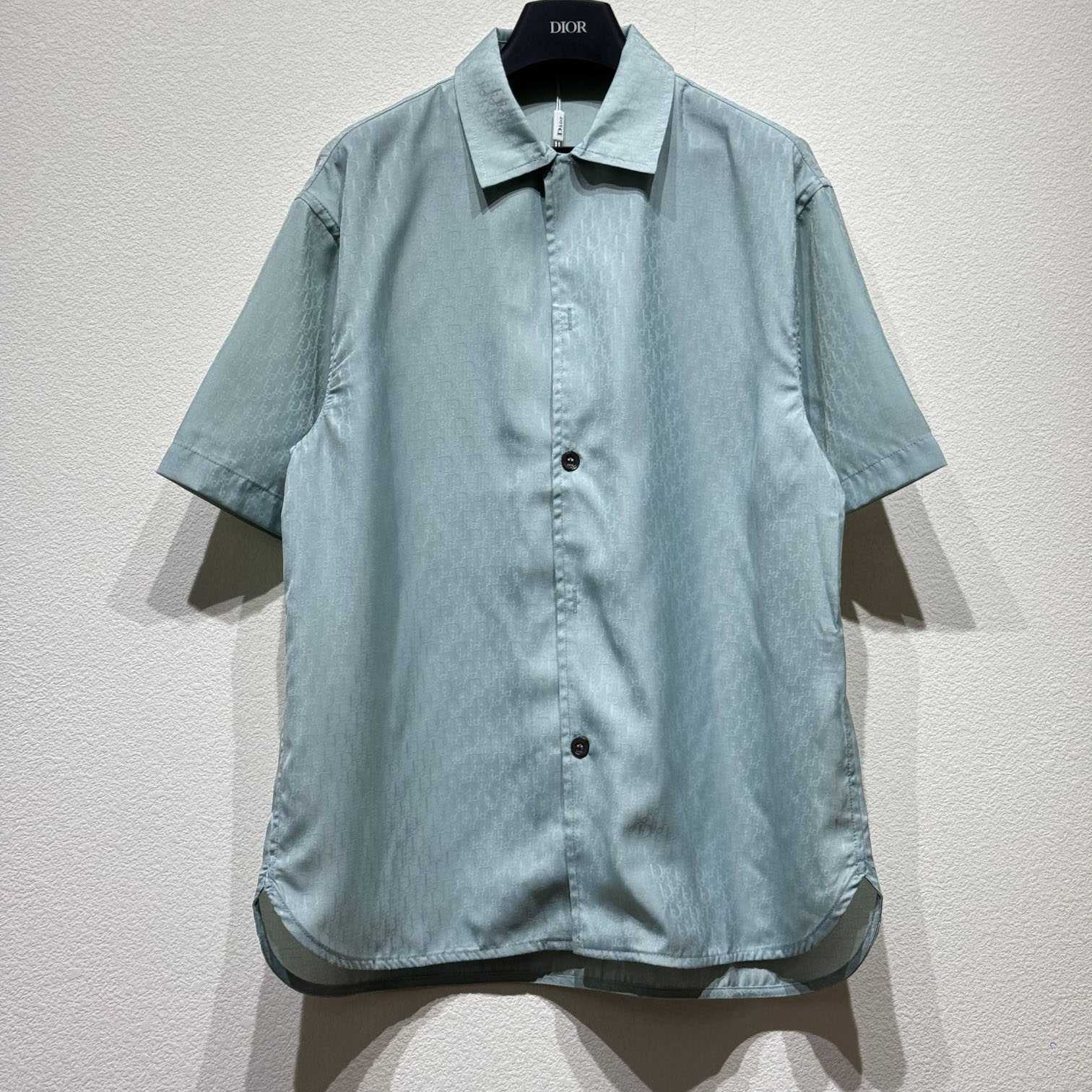 Dior Oblique Short-Sleeved Shirt  - PerfectKickZ