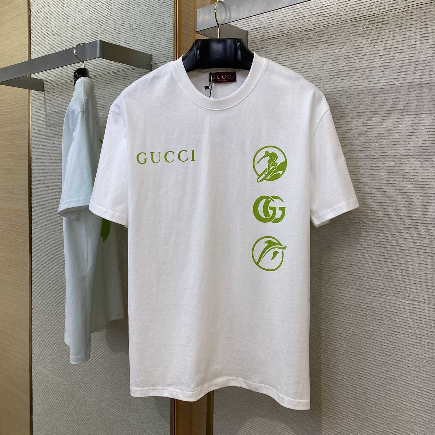 Gucci Printed Cotton Jersey T-shirt - PerfectKickZ