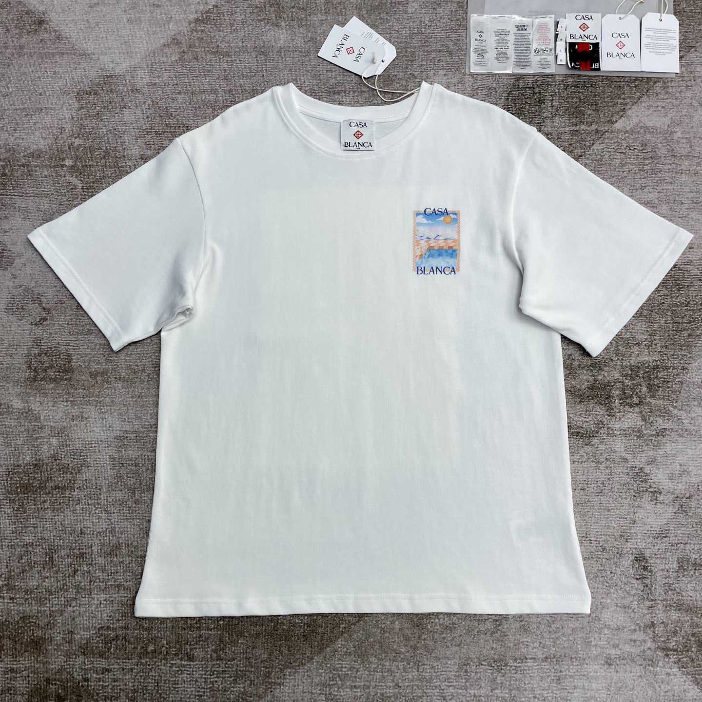 Casablanca Surreal Pool T-shirt   C968 - PerfectKickZ