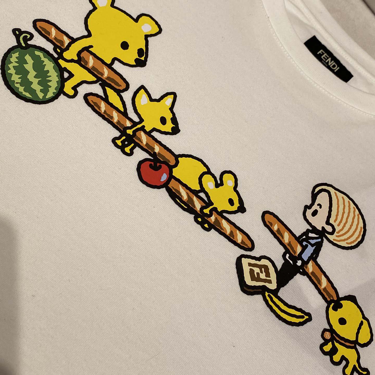 Fendi Silvia And The Baguette T-Shirt - PerfectKickZ