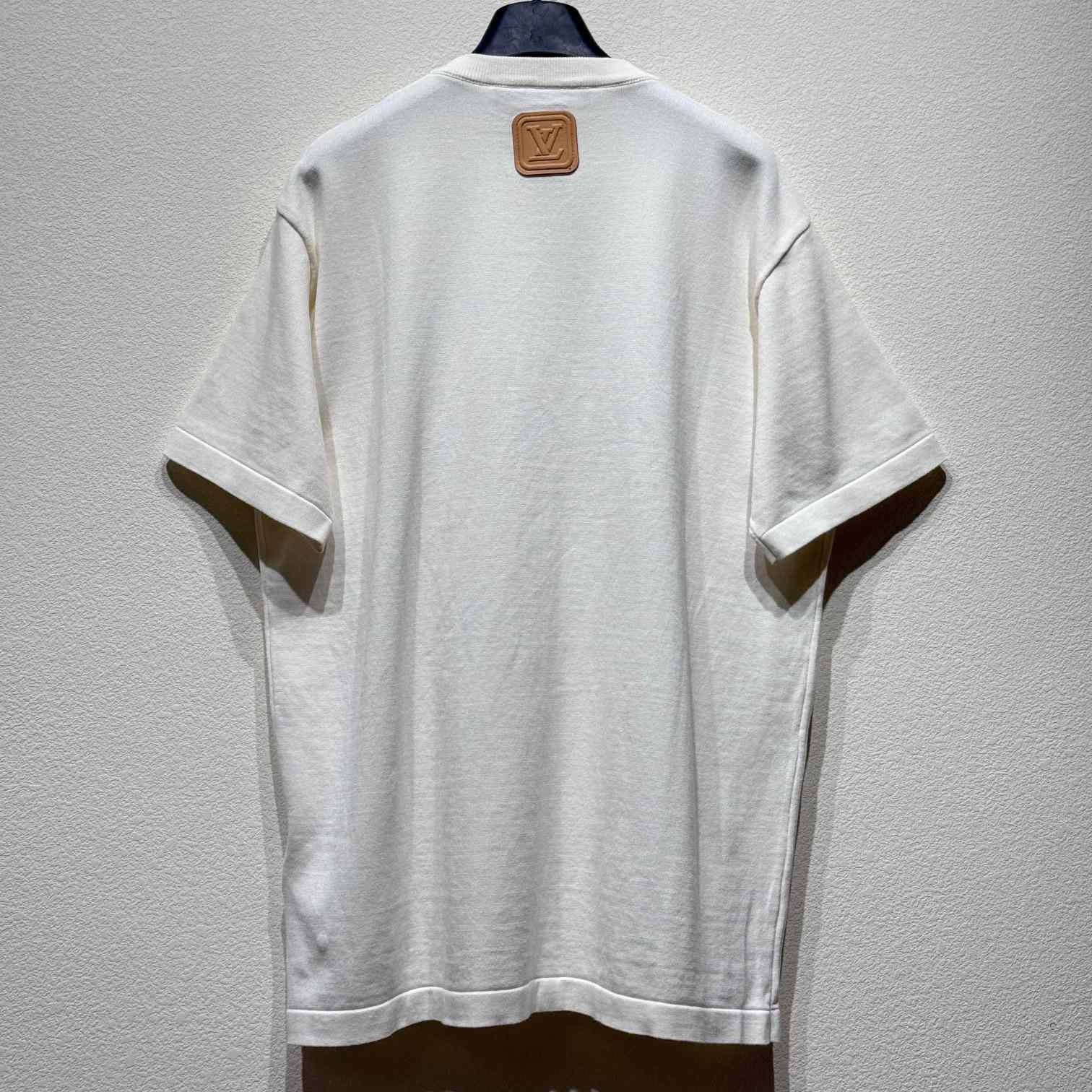 Louis Vuitton VVN Patch Short-Sleeved Cotton Crewneck   1AHCWG - 