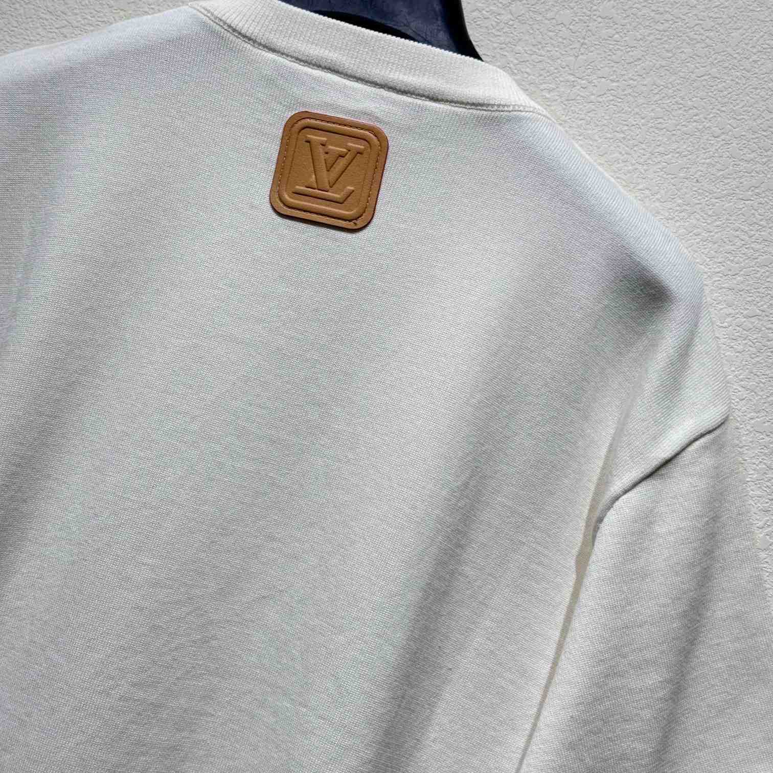 Louis Vuitton VVN Patch Short-Sleeved Cotton Crewneck   1AHCWG - 