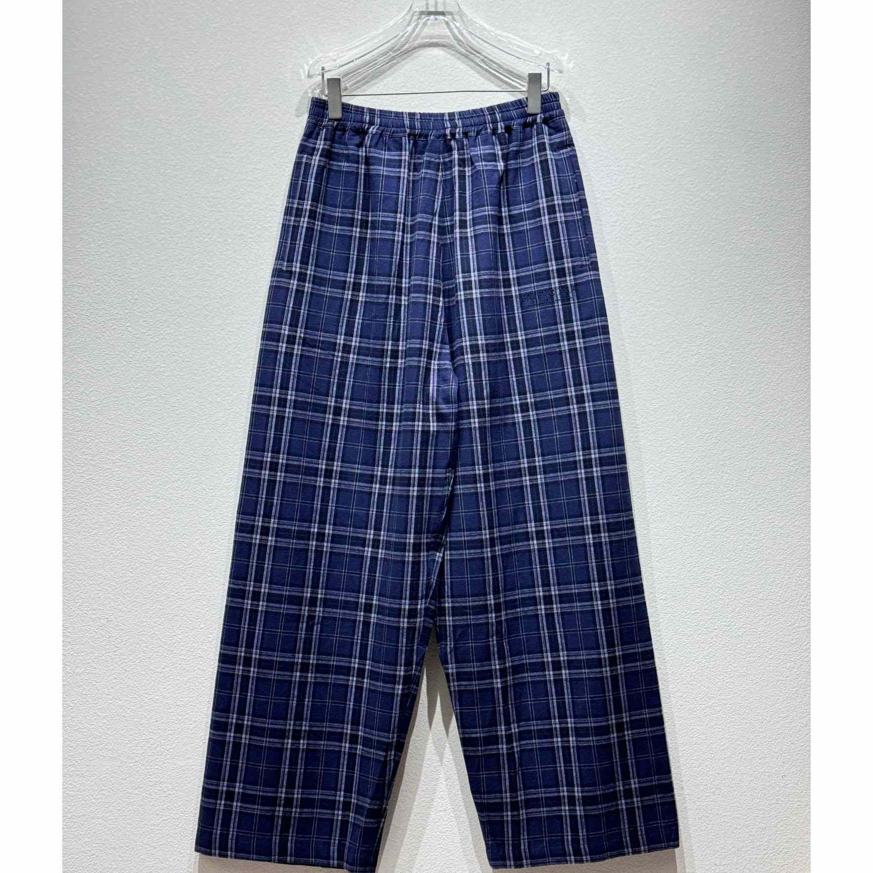 Balenciaga Plaid Casual Pants - PerfectKickZ