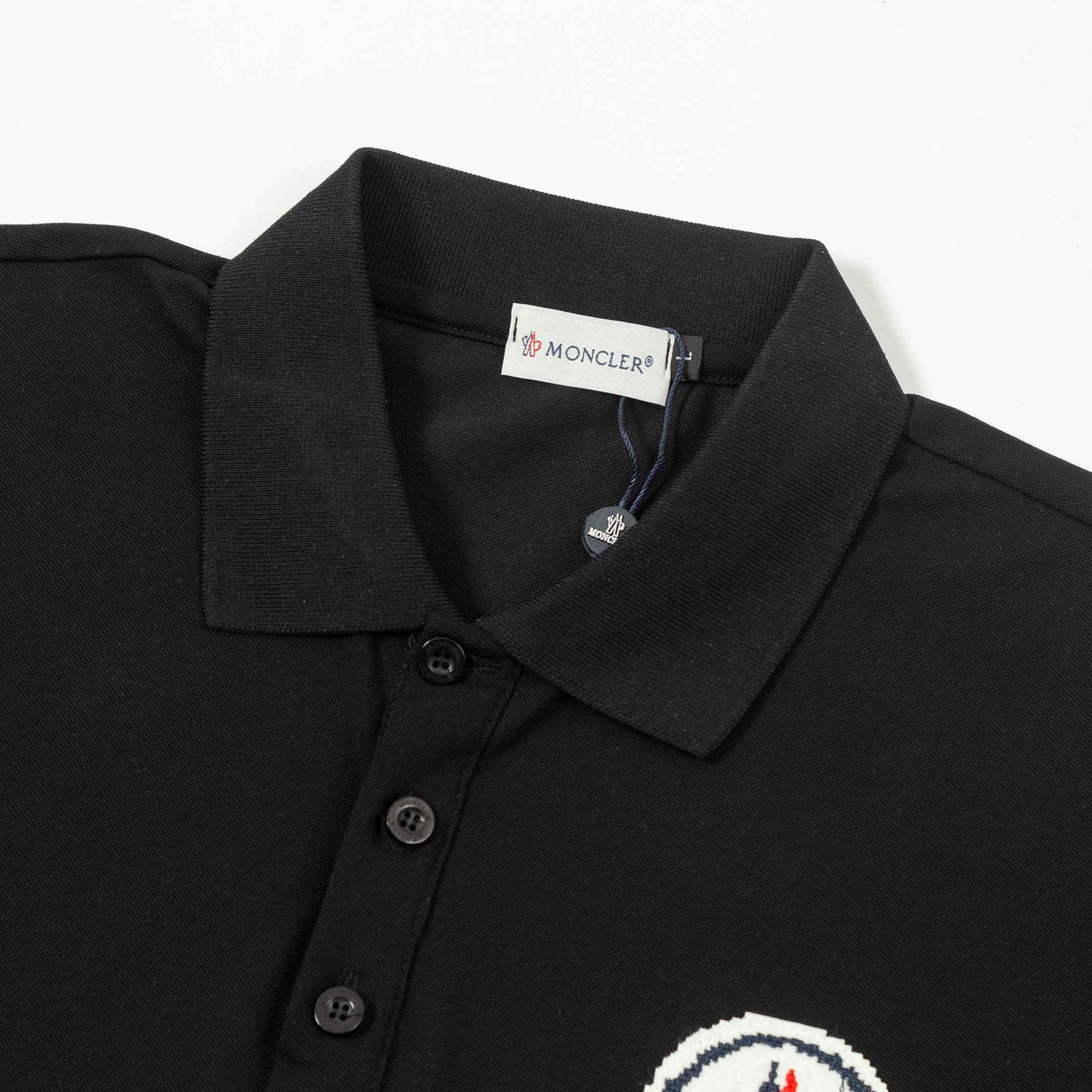Moncler Logo Cotton Polo Shirts - PerfectKickZ